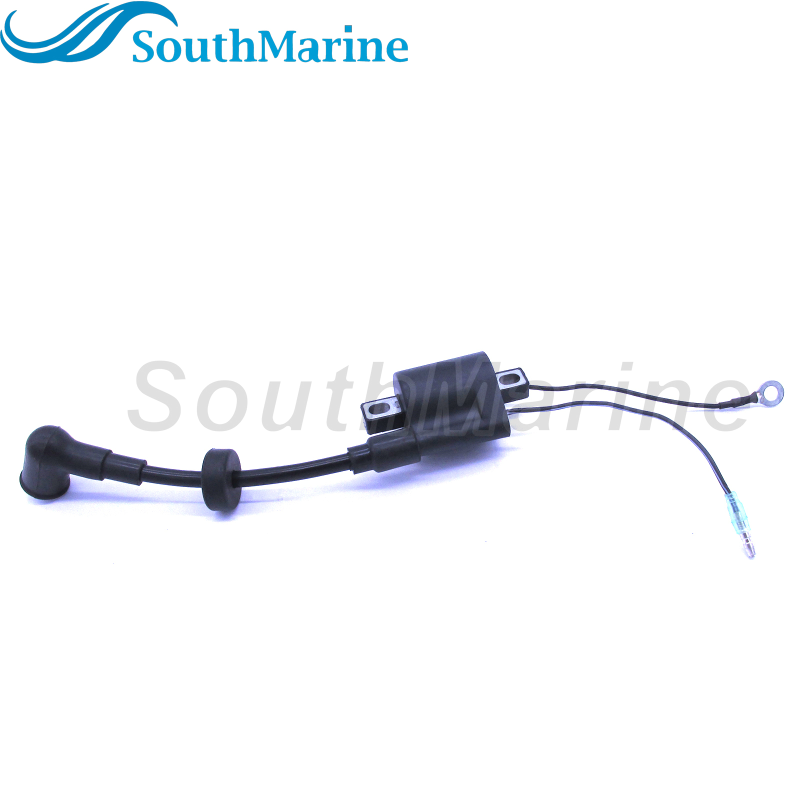 SouthMarine Boat Engine Ignition Coil Assy 6J8-85570-20 6J8-85570-21 6E0-85570-00 6E0-85570-01 for Yamaha 4HP 5HP 25HP 30HP 2-Stroke Outboard Motor