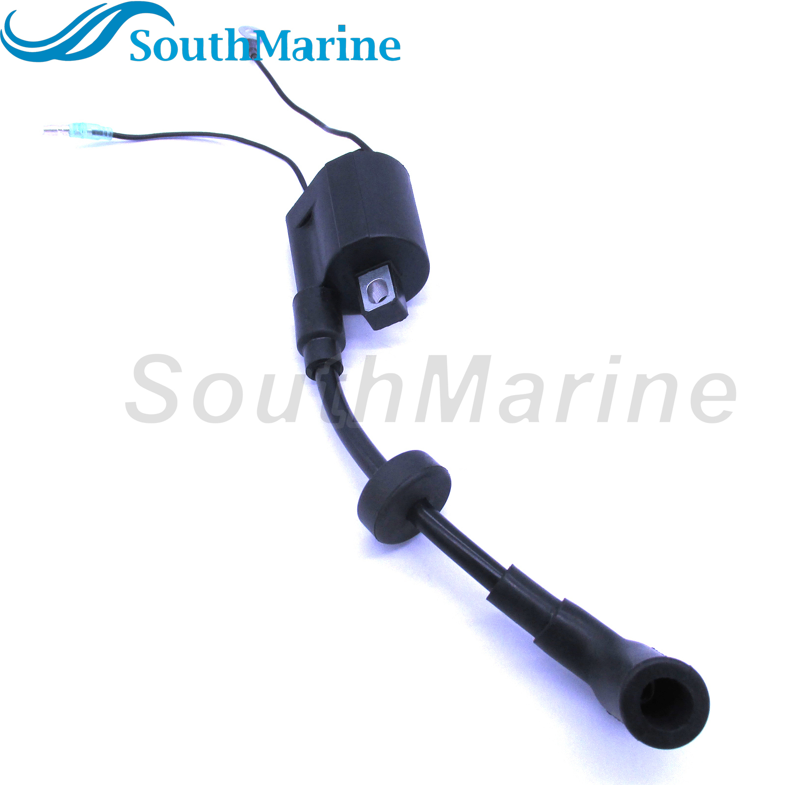 SouthMarine Boat Engine Ignition Coil Assy 6J8-85570-20 6J8-85570-21 6E0-85570-00 6E0-85570-01 for Yamaha 4HP 5HP 25HP 30HP 2-Stroke Outboard Motor