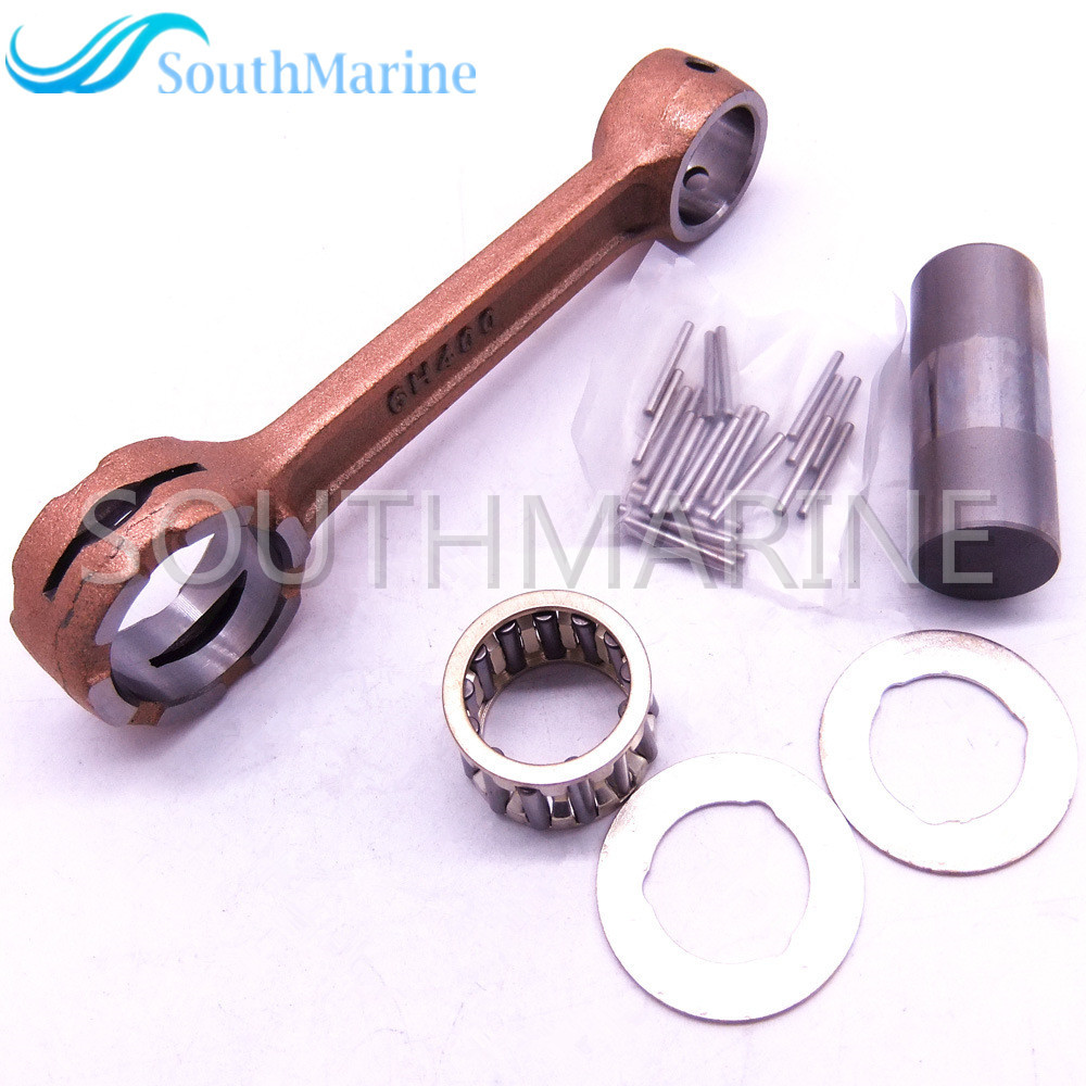 SouthMarine Boat Engine 6H4-11650-00 6H4-11651-00 Connecting Rod Kit for Yamaha 40HP 50HP Outboard Motor