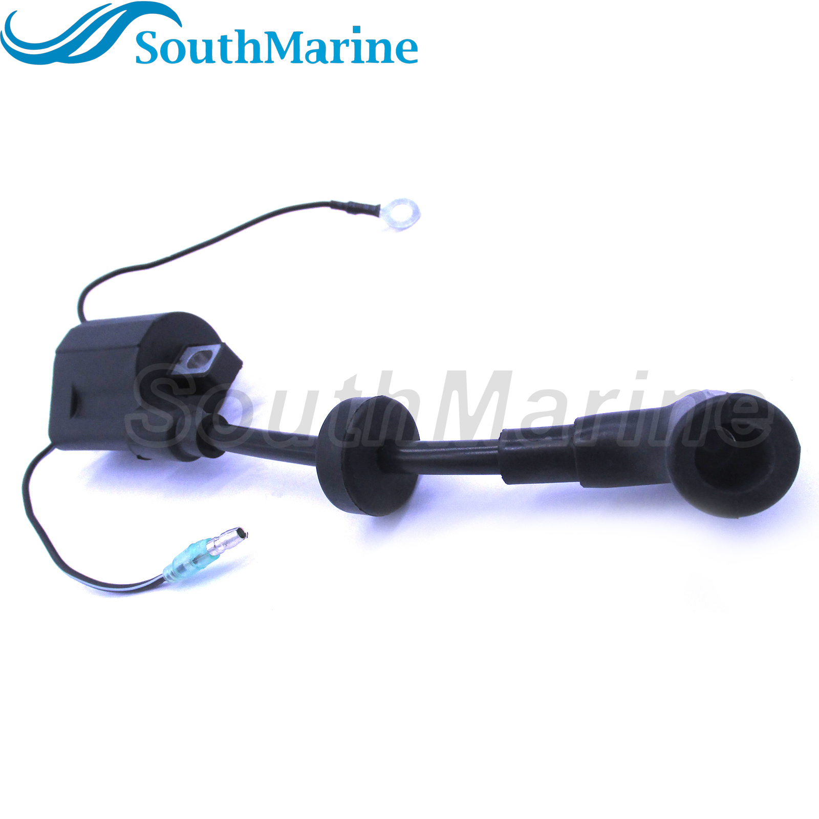 SouthMarine Boat Engine Ignition Coil Assy 6J8-85570-20 6J8-85570-21 6E0-85570-00 6E0-85570-01 for Yamaha 4HP 5HP 25HP 30HP 2-Stroke Outboard Motor
