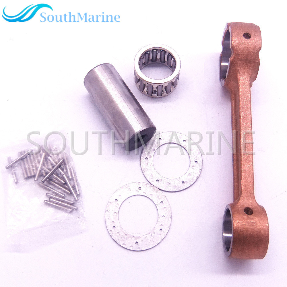 SouthMarine Boat Engine 6F5-11650-00 6F5-11651-00 Connecting Rod Kit for Yamaha 40HP Outboard Motor