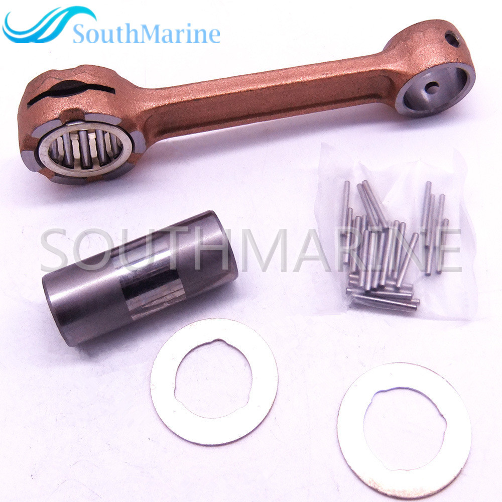 SouthMarine Boat Engine 6H4-11650-00 6H4-11651-00 Connecting Rod Kit for Yamaha 40HP 50HP Outboard Motor