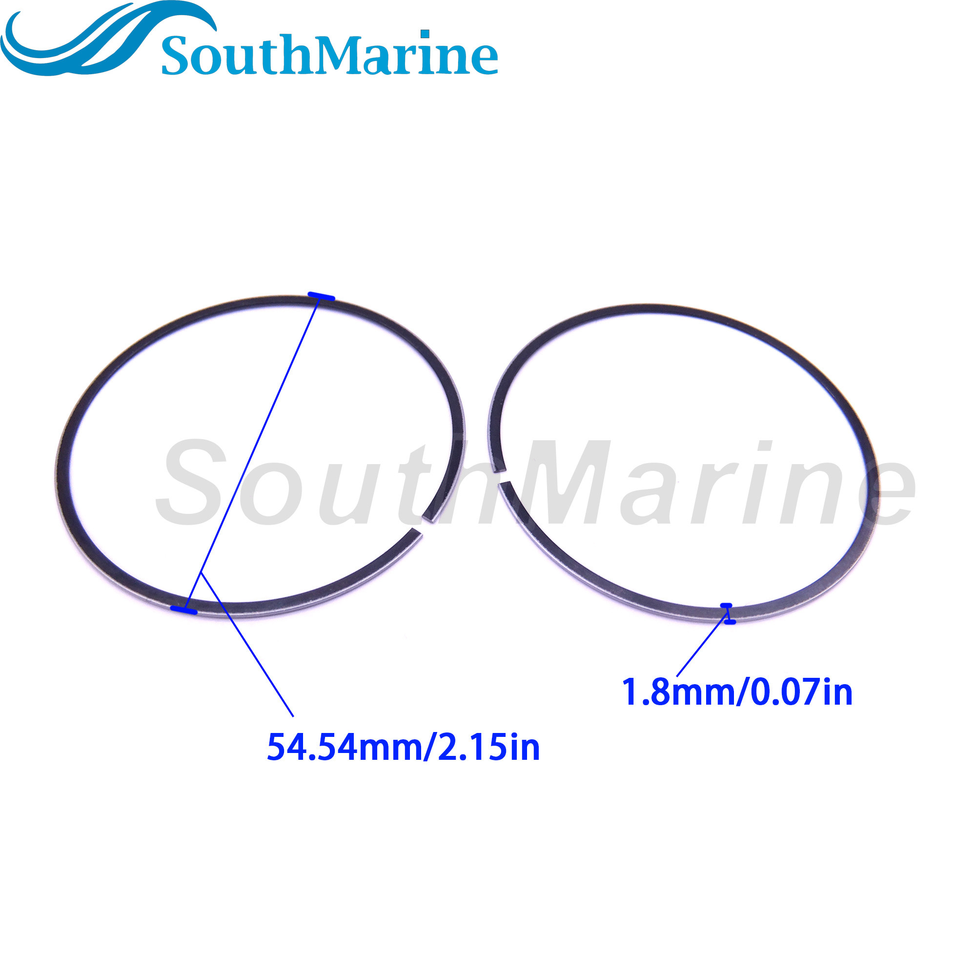 Boat Motor F2.6-04020000 Piston Ring Set for Parsun HDX Outboard Engine 4-Stroke F2.6