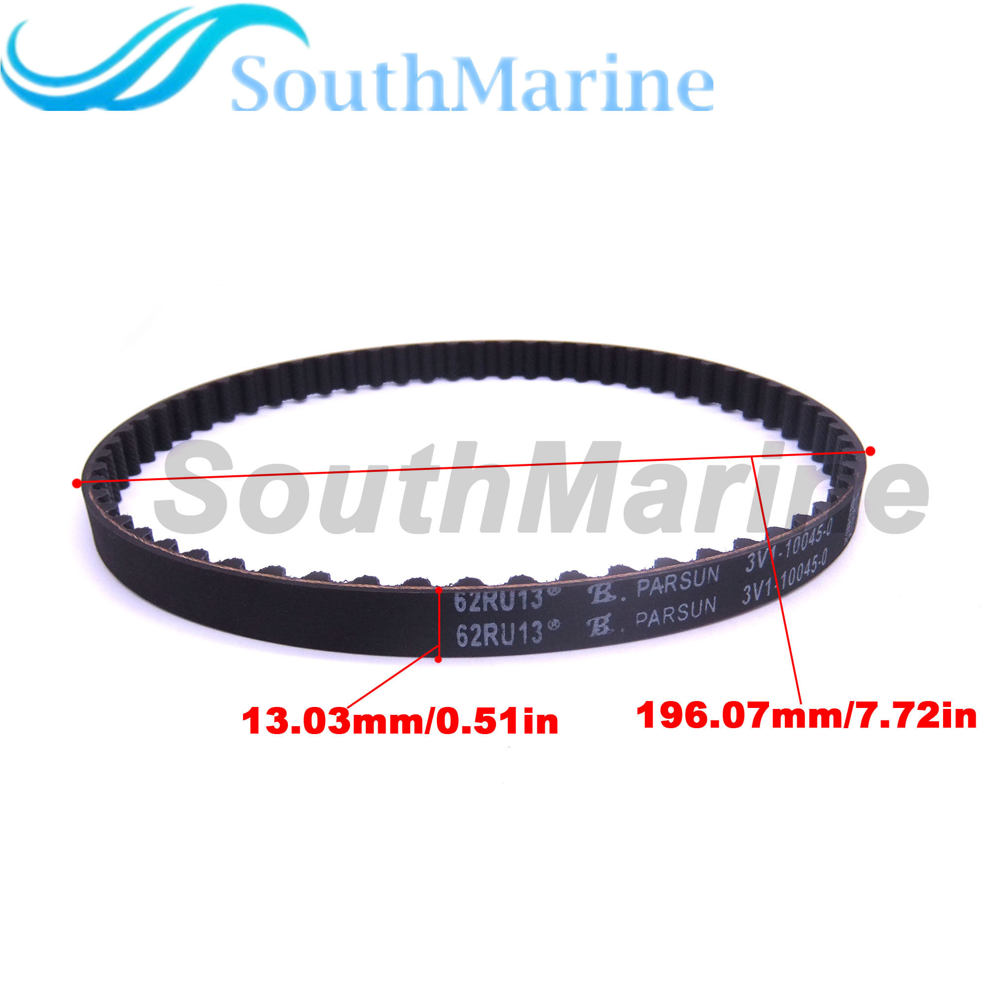 Boat Motor 3V1-10045-0 3V1100450 3V1100450M Timing Belt for Nissan for Tohatsu Outboard Engine 6HP 8HP 9.8HP 4-Stroke