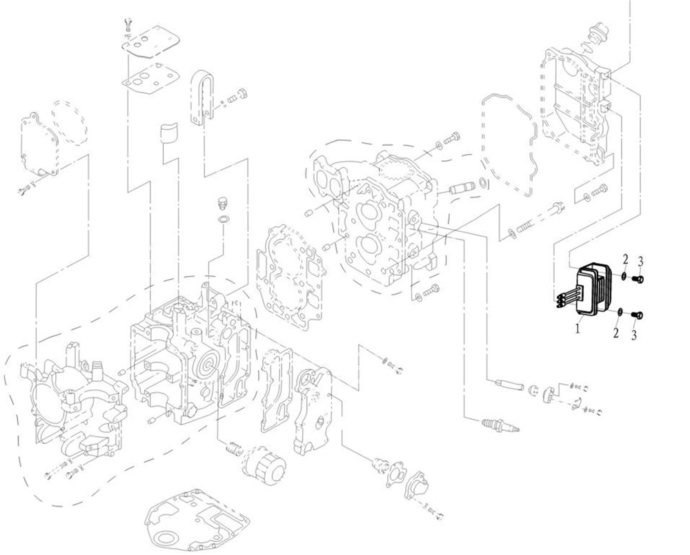 Boat Motor Rectifier Assy F25-05170500W for Parsun 4-Stroke F20 F25 F20BW F25BW F20FW F25FW Outboard Engine