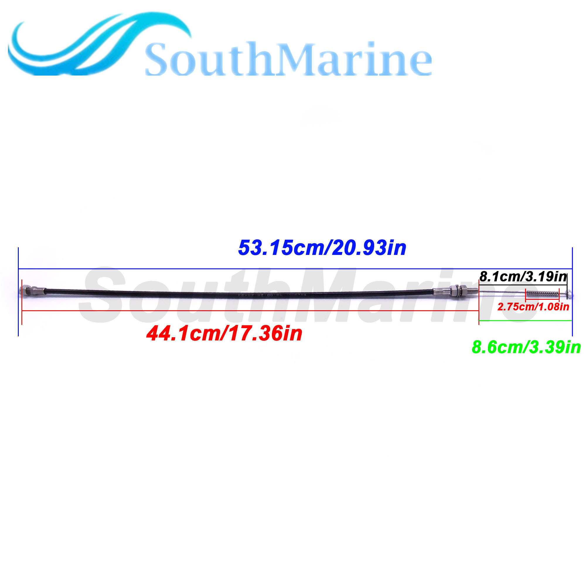 Boat Motor 6BX-E5770-00 Starter Stop Cable for Yamaha Outboard Engine 4-Stroke F6