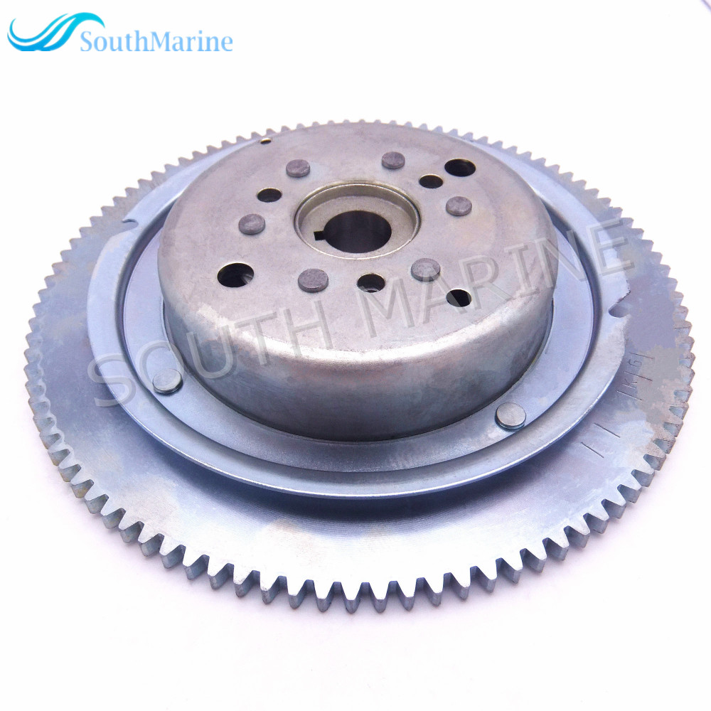 Boat Motor T36-04000500W Electric Start Flywheel Rotor Assy for Parsun 2-Stroke T36 T40J Outboard Engine