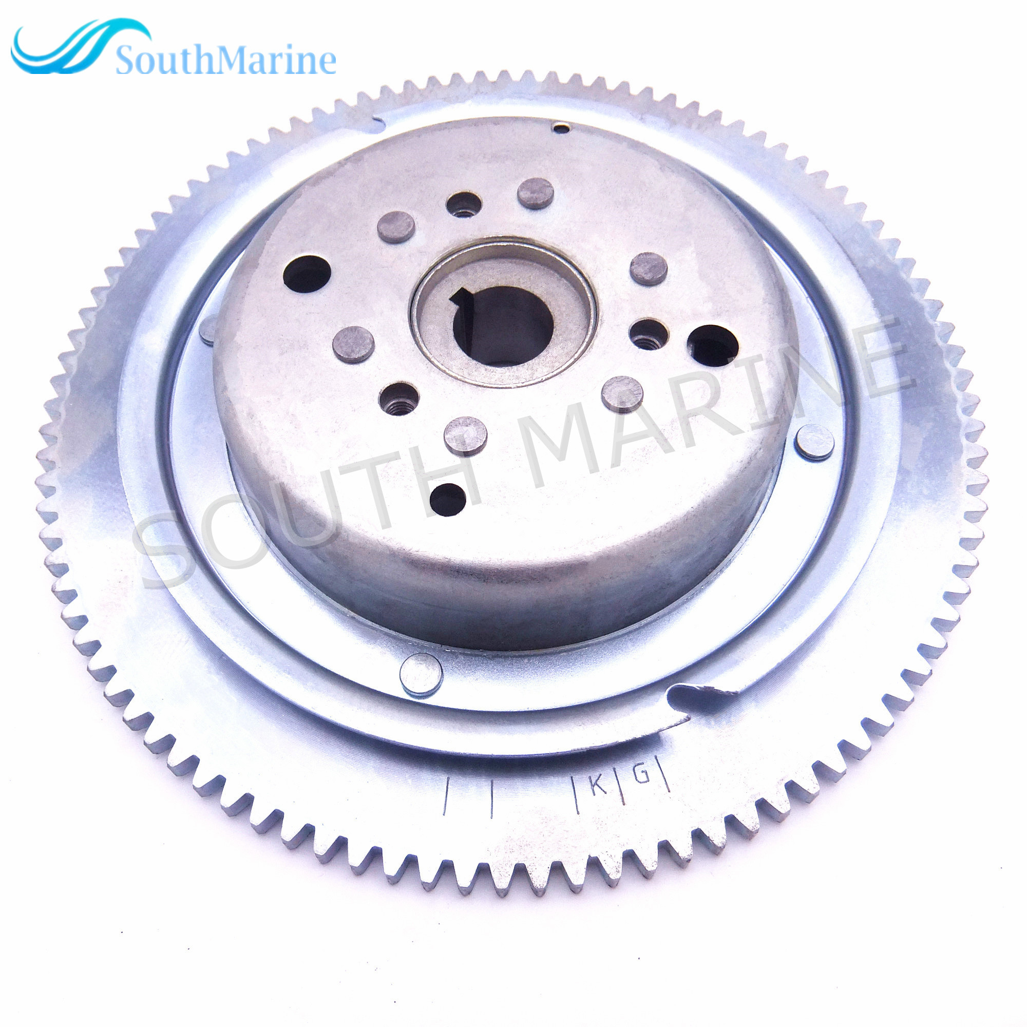 Boat Motor T36-04000500W Electric Start Flywheel Rotor Assy for Parsun 2-Stroke T36 T40J Outboard Engine