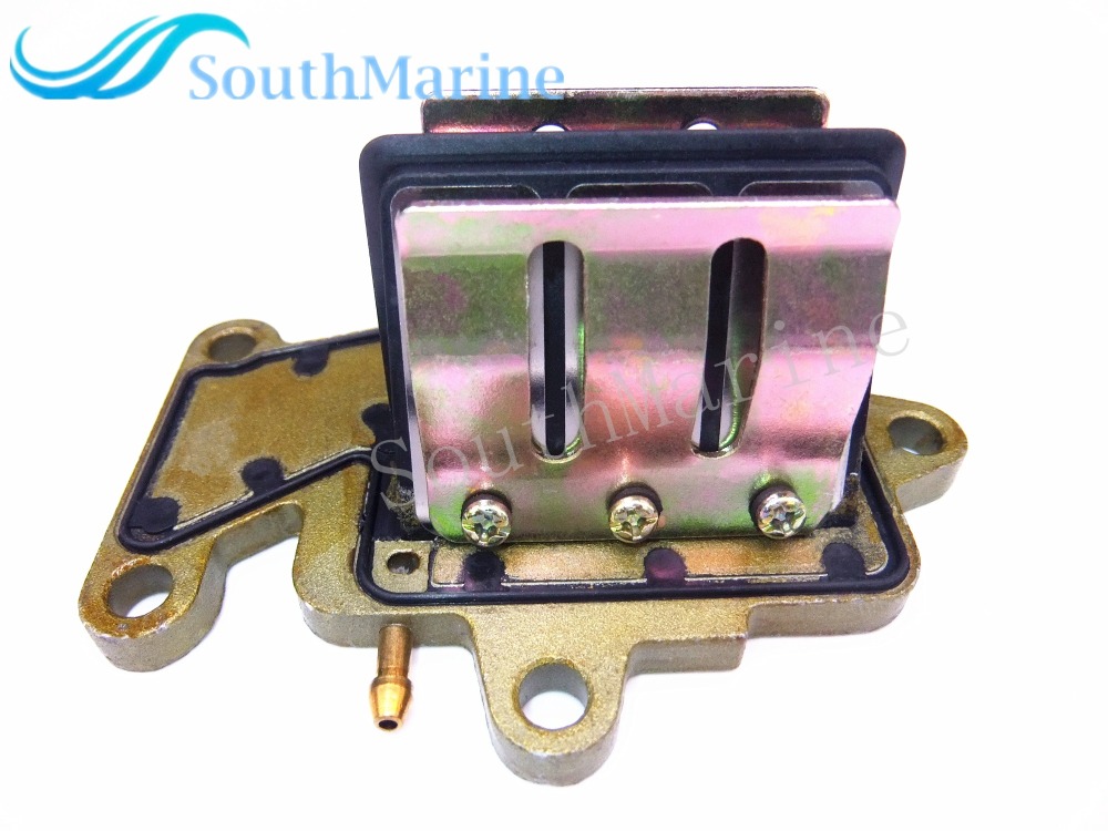 SouthMarine T15-04050000 T9.9-04050000 Intake Reed Valve Assy for Parsun HDX Makara 2-Stroke T9.9 T15 BM Outboard Motor