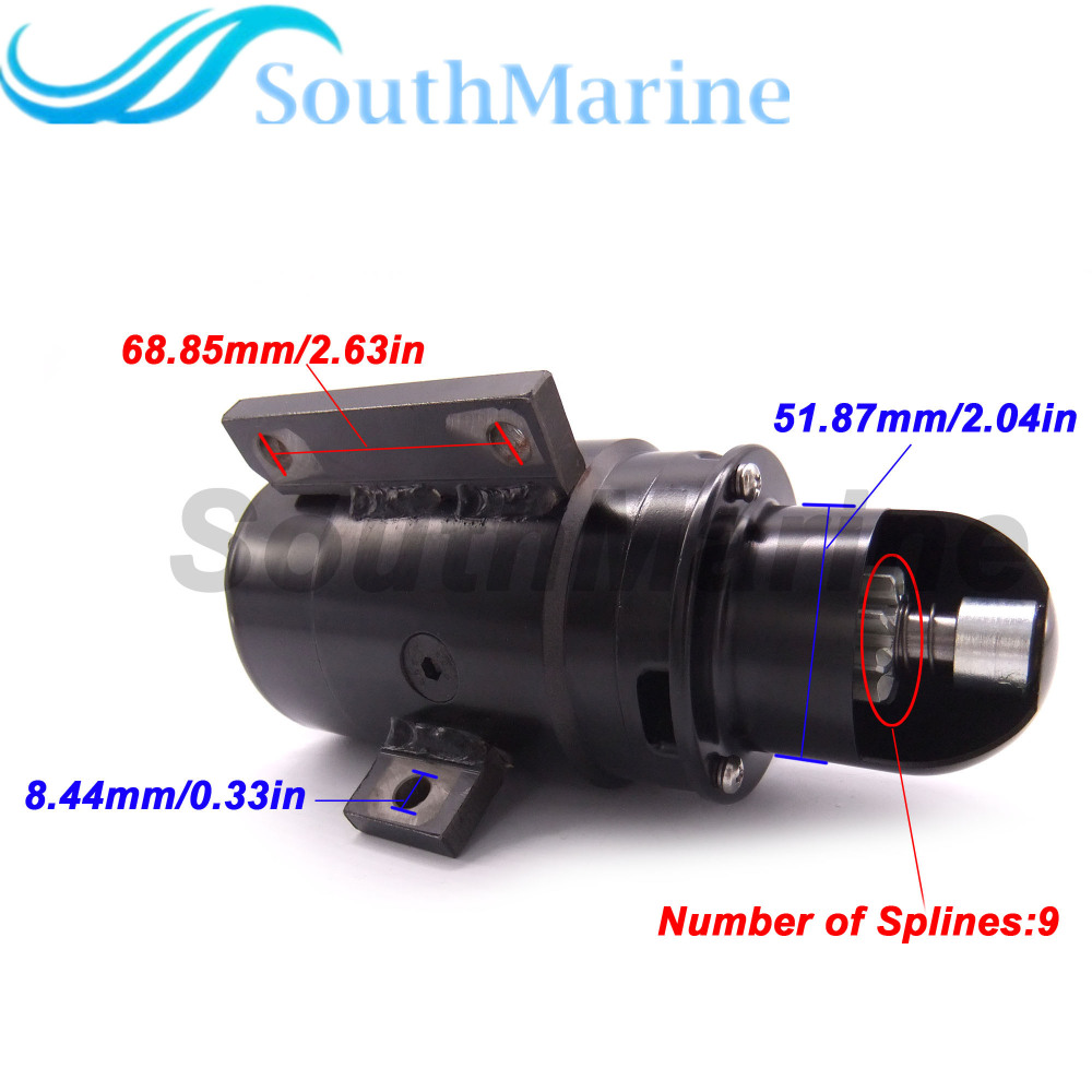 SouthMarine Boat Motor T85-05000200 Starter Motor for Parsun HDX T75 T85 T90 2-Stroke Outboard Engines