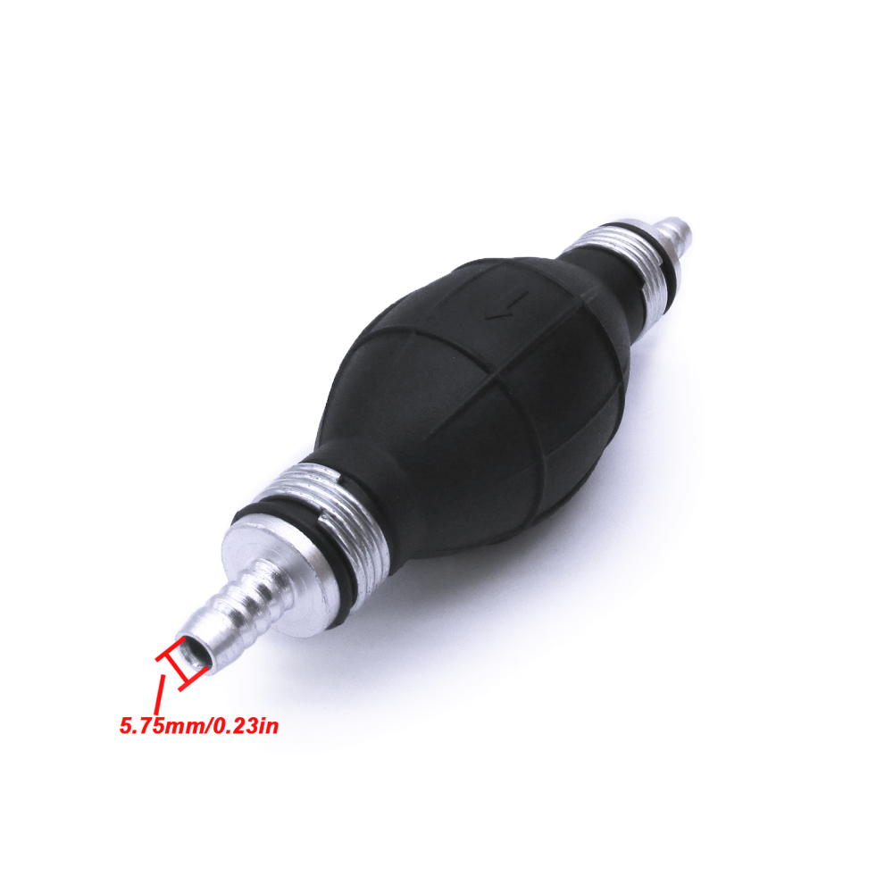 9001080A 50073805 73805 Rubber Transfer Vacuum Fuel Pump Fuel Line Hand Primer Bulb Marine Gas Siphon Hand Pump for Car/Boat/Marine/Motorcycle 8mm5/16
