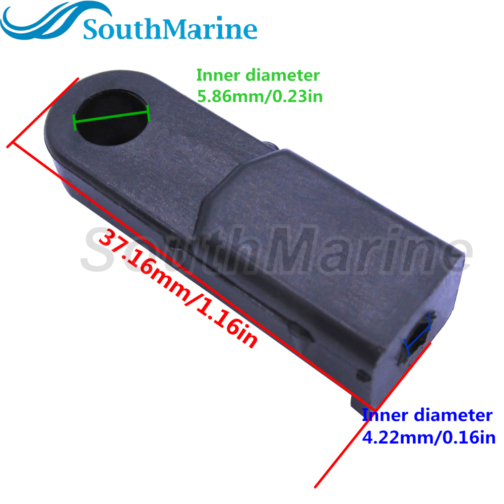 SouthMarine Boat Engine Remote Cable End 6G8-26363-00 for Yamaha Outboard Motor, Engine Side