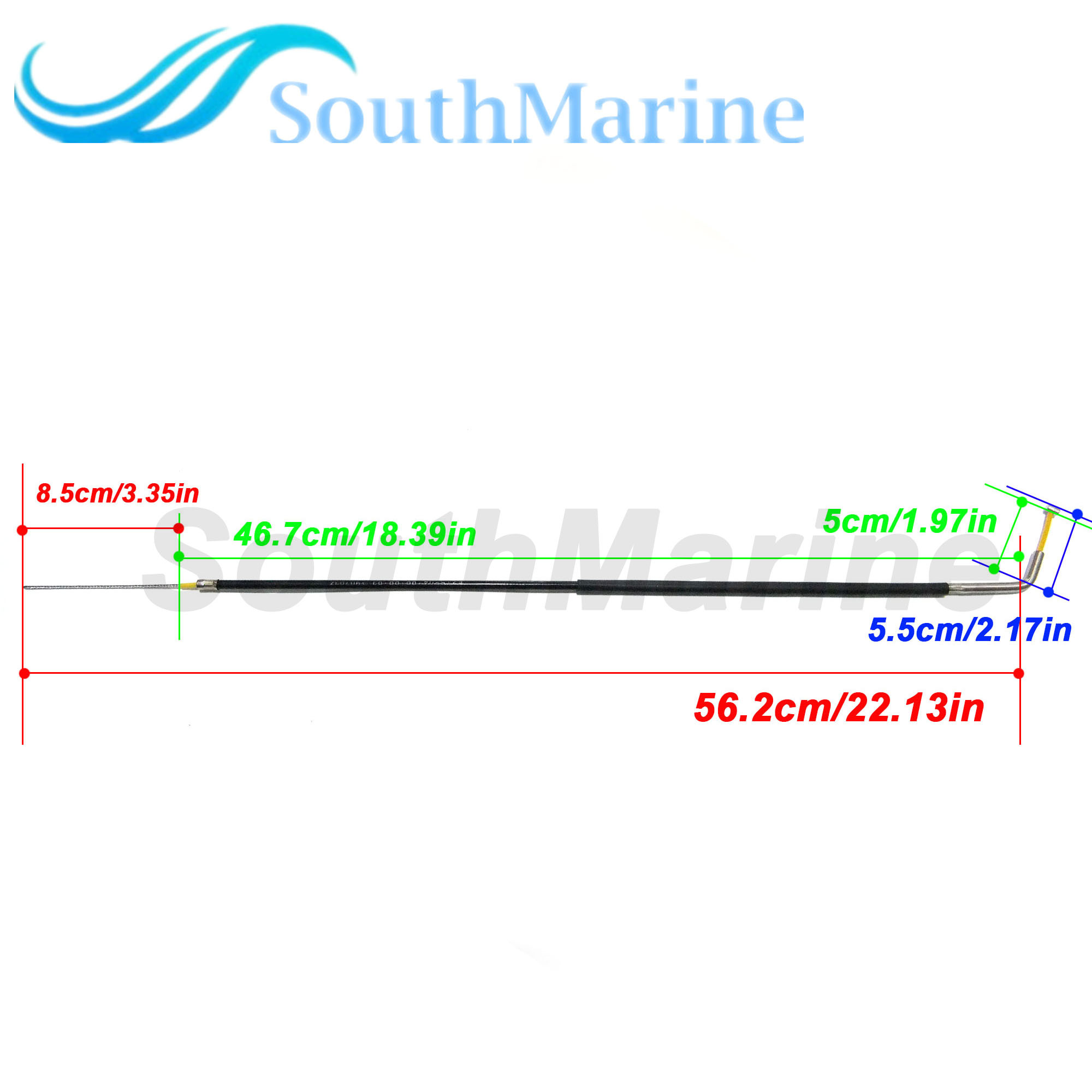 Boat Motor F2.5-04.00.00.03 Throttle Cable Assy for Hidea Outboard Engine 4-Stroke F2.5