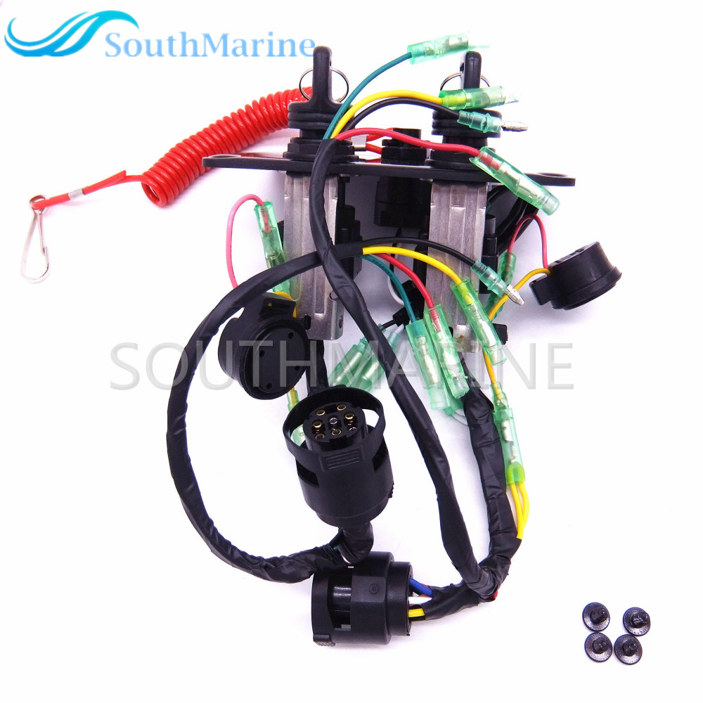 Outboard Engine Dual Twin Switch Panel Main Switch Assembly 6K1-82570 6K1-82570-12-00 for Yamaha Boat Motor