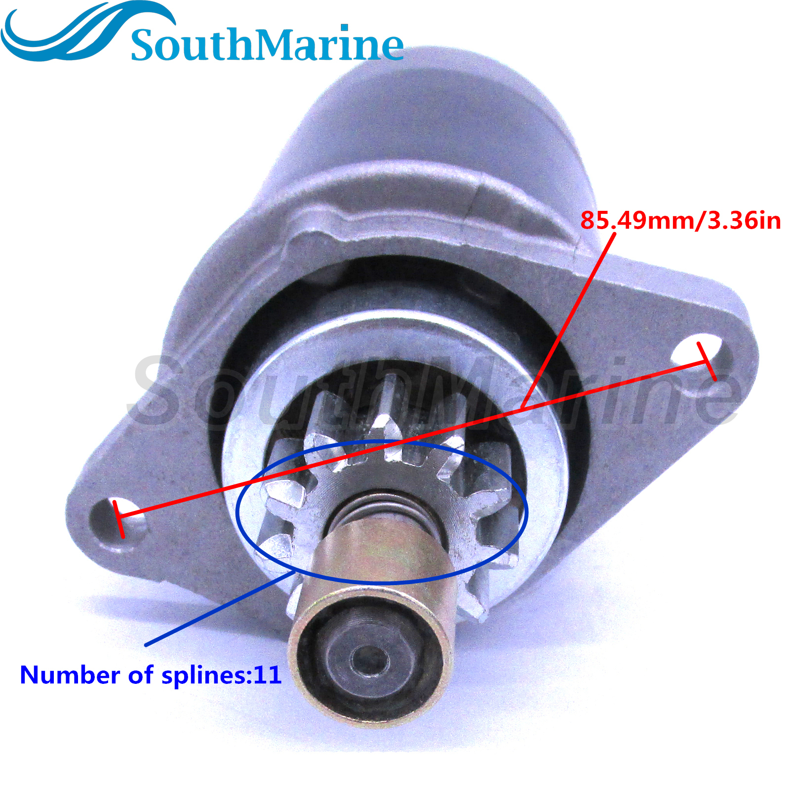 Boat Motor F9.9E-01.06.00.23 Starter Motor for Hidea F9.9FE 4-Stroke Outboard Engine