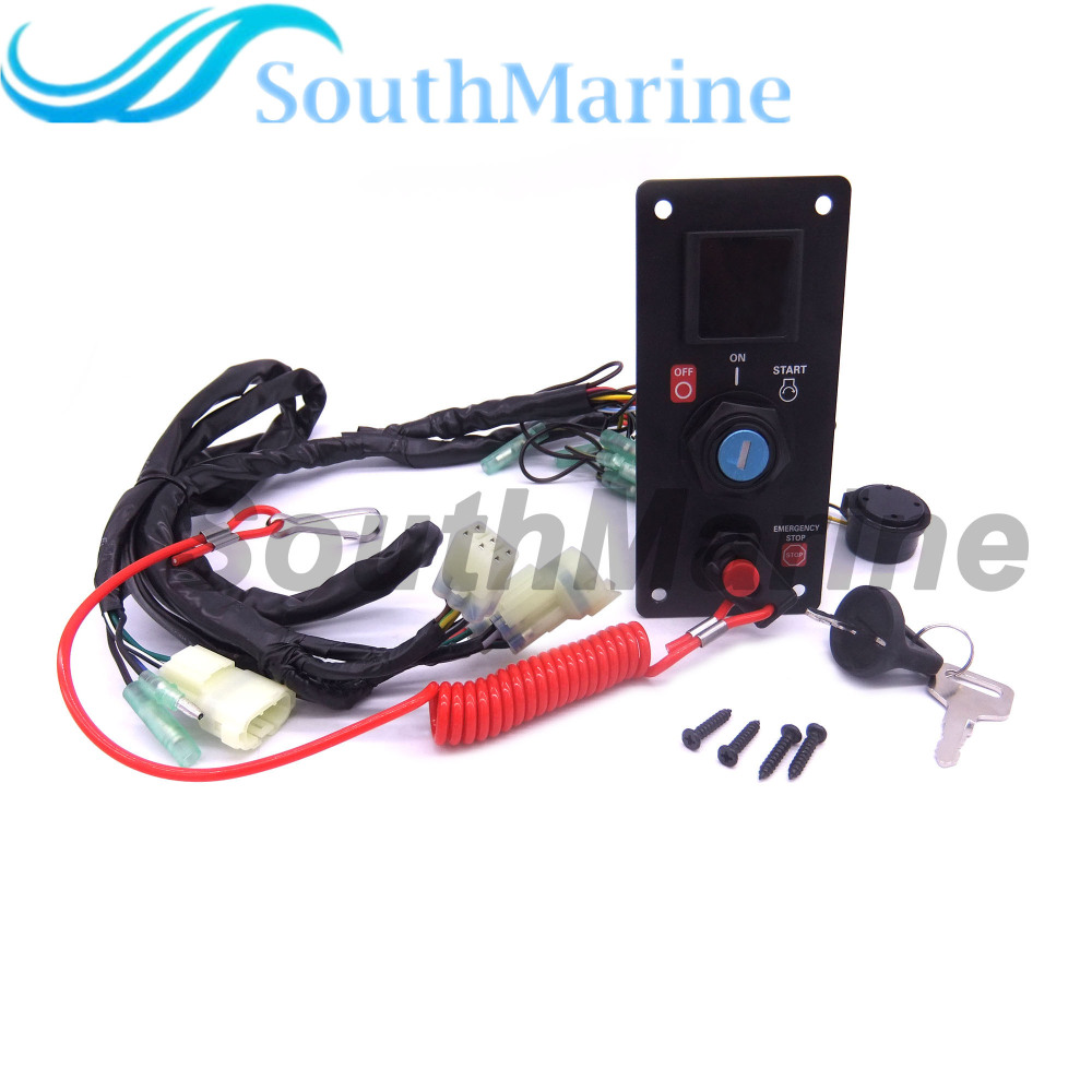 SouthMarine Boat Motor 06323-ZZ5-764 Single-Engine BRP Ignition Cut Off Switch Panel for Honda Outboard Engine