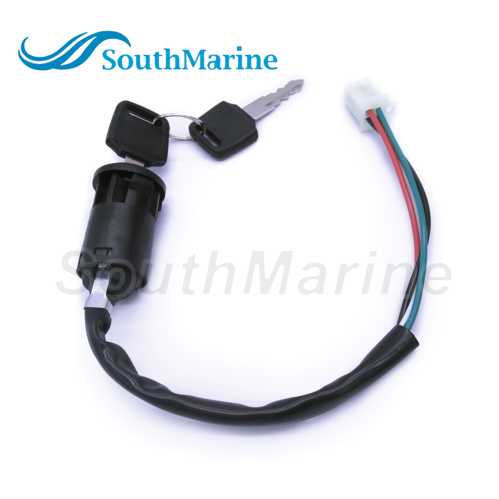 4 Pin Ignition Key Switch Set for Chinese Dirt Bike Motorcycle ATV 50cc 70cc 90cc 110cc 125cc 150cc 250cc Quad Pocket Bike 4 Wheel Parts Sunl Roketa K