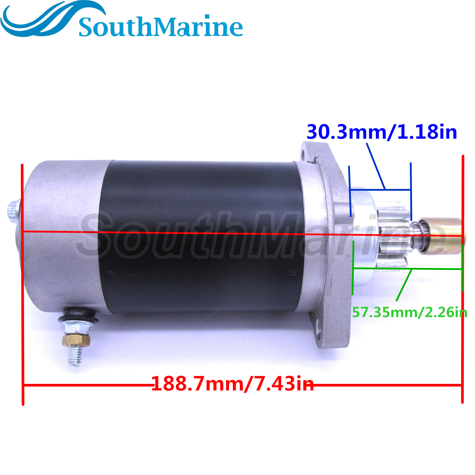 Boat Motor F9.9E-01.06.00.23 Starter Motor for Hidea F9.9FE 4-Stroke Outboard Engine