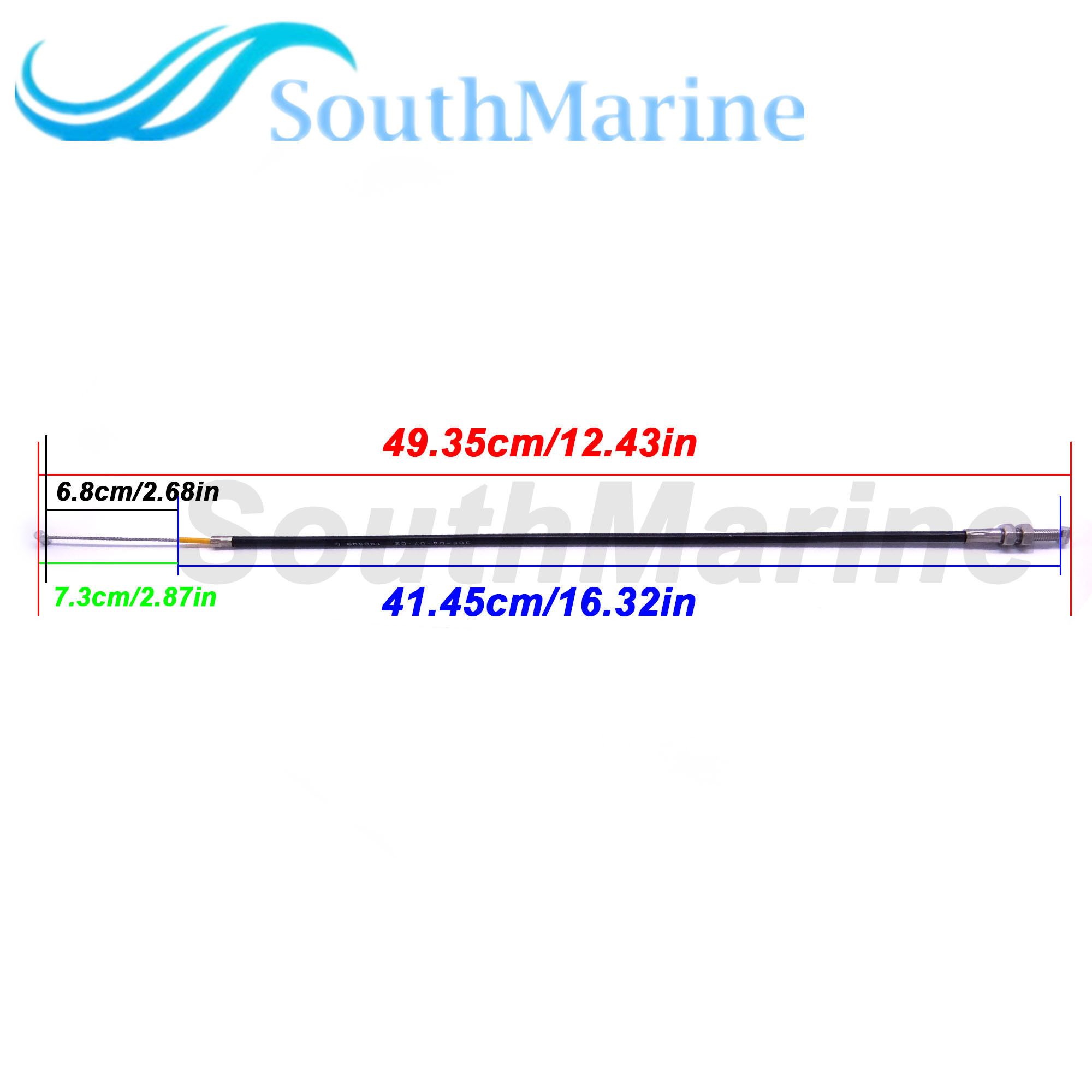 Boat Motor 30F-04.07.02 Throttle Cable Assy for Hidea Outboard Engine 2-Stroke 30F