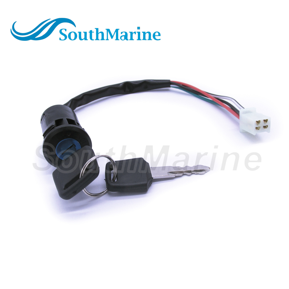 4 Pin Ignition Key Switch Set for Chinese Dirt Bike Motorcycle ATV 50cc 70cc 90cc 110cc 125cc 150cc 250cc Quad Pocket Bike 4 Wheel Parts Sunl Roketa K