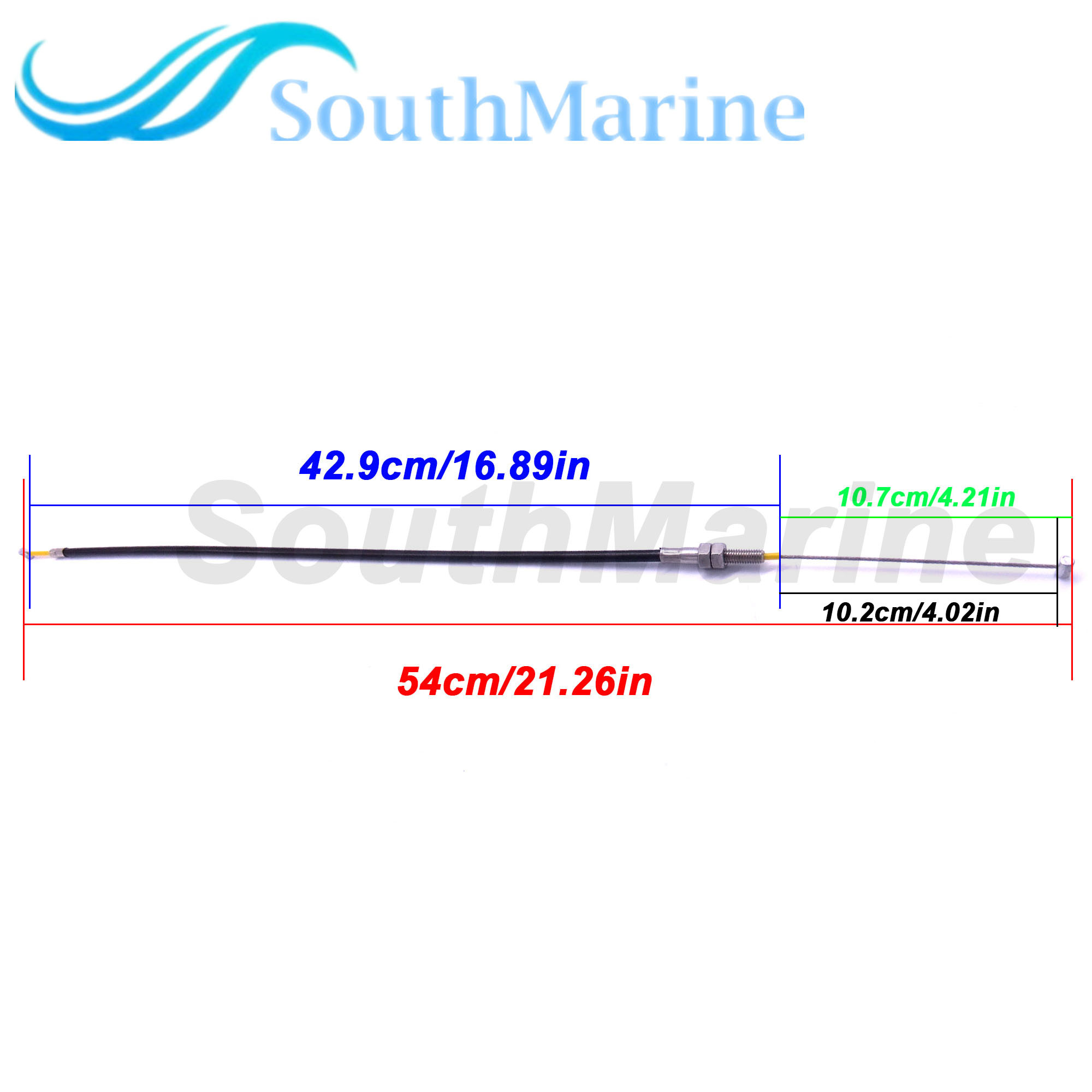 Boat Motor F15-04.02.00.04 Throttle Cable Assy for Hidea Outboard Engine 4-Stroke F15