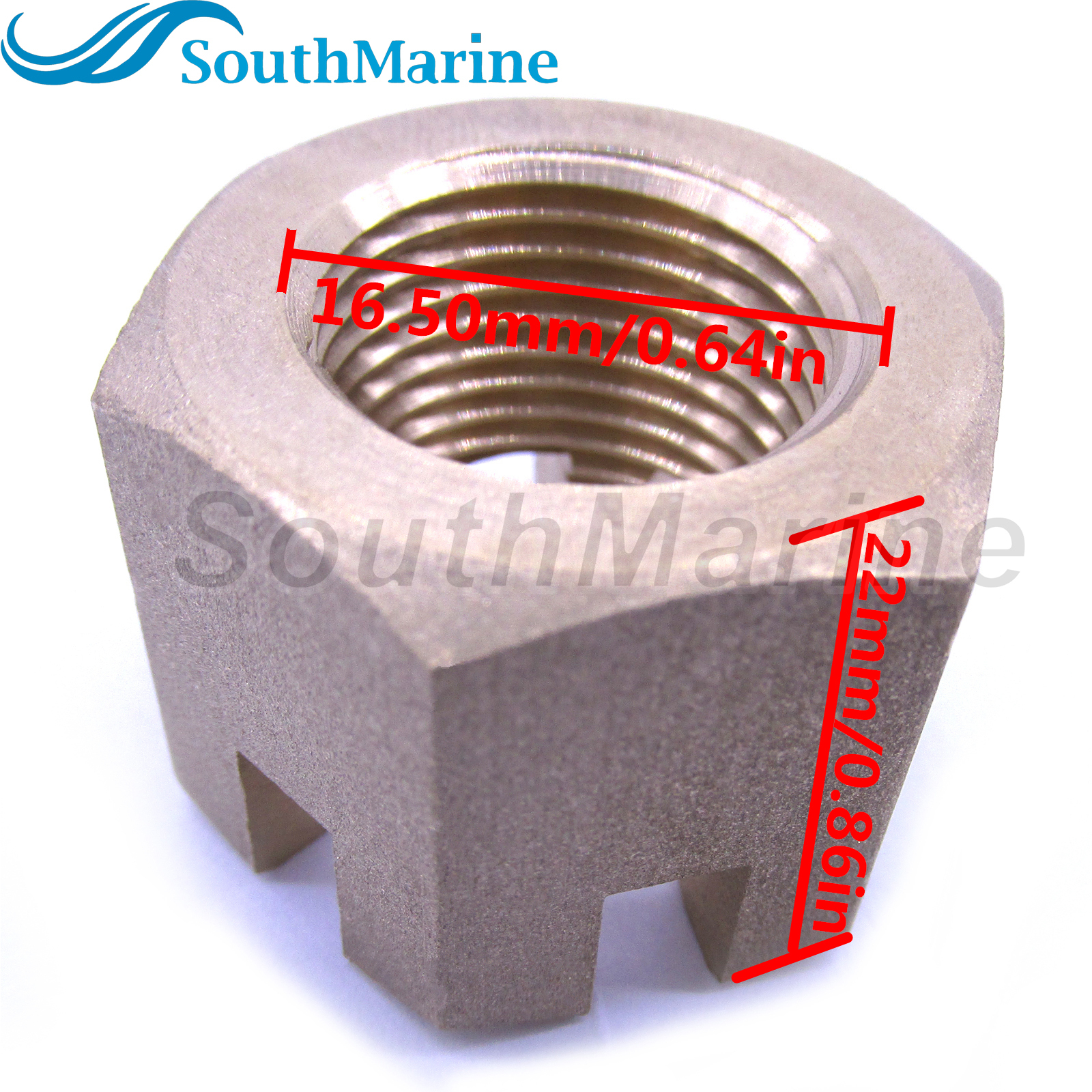 90171-18M04 Propeller Nut Castle for Yamaha 115HP 130HP 150HP 175HP 200HP 225HP 250HP Outboard Engine