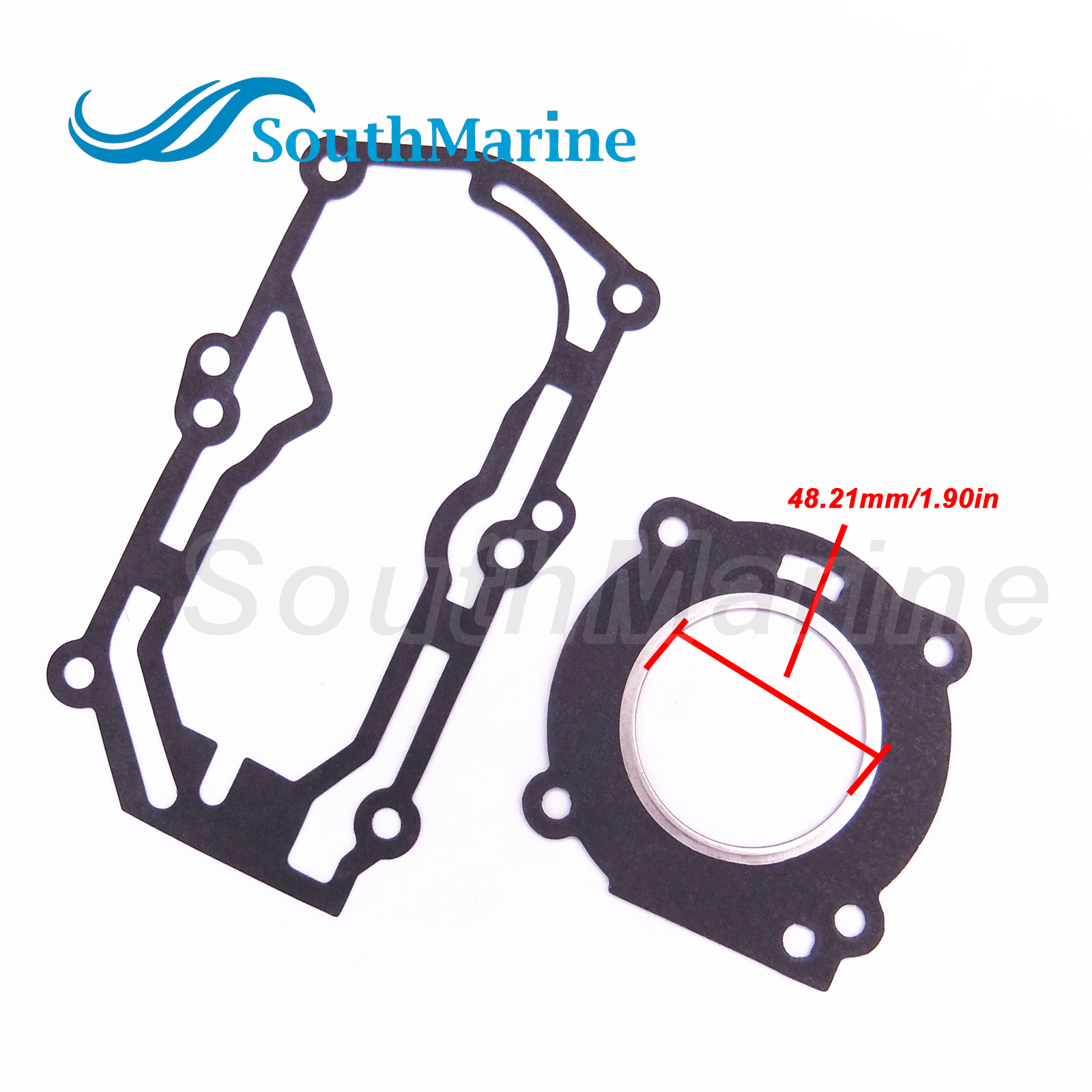 Boat Motor 27-815076A2 815076A03/A04 8M0203727 Complete Cylinder Power Head Gasket Set for Mercury Quicksilver 2.2HP 2.5HP 3.3HP