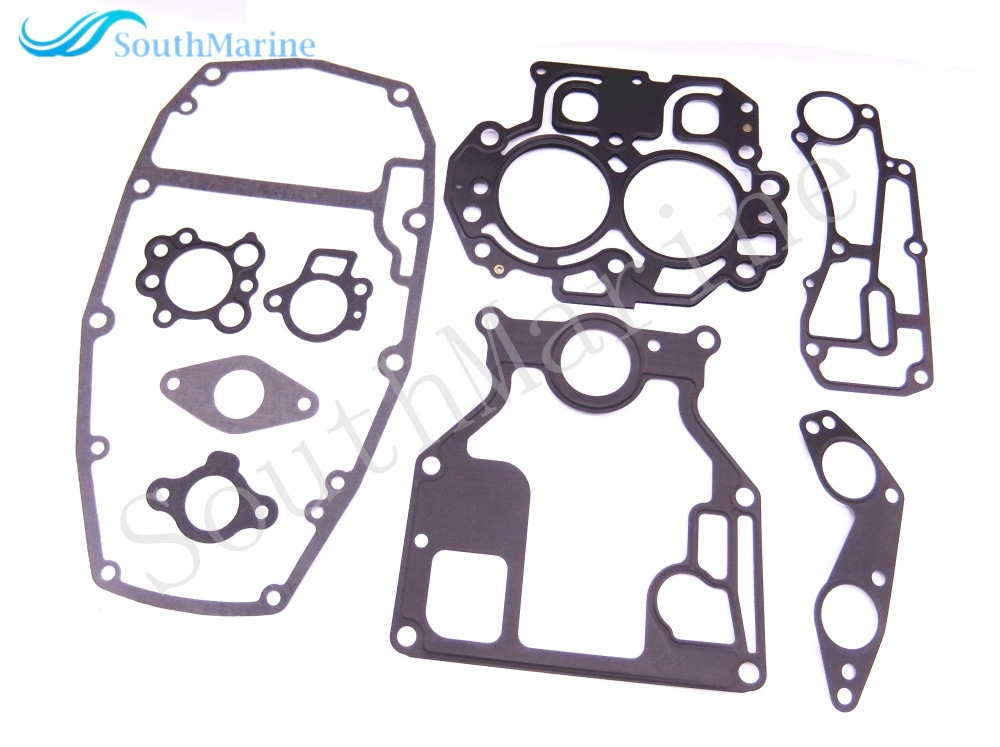 Boat Motor 66M-W0001-01 66M-W0001-02 66M-W0001-20 66M-W0001-21 Complete Power Head Seal Gasket Kit for Yamaha F15 15HP