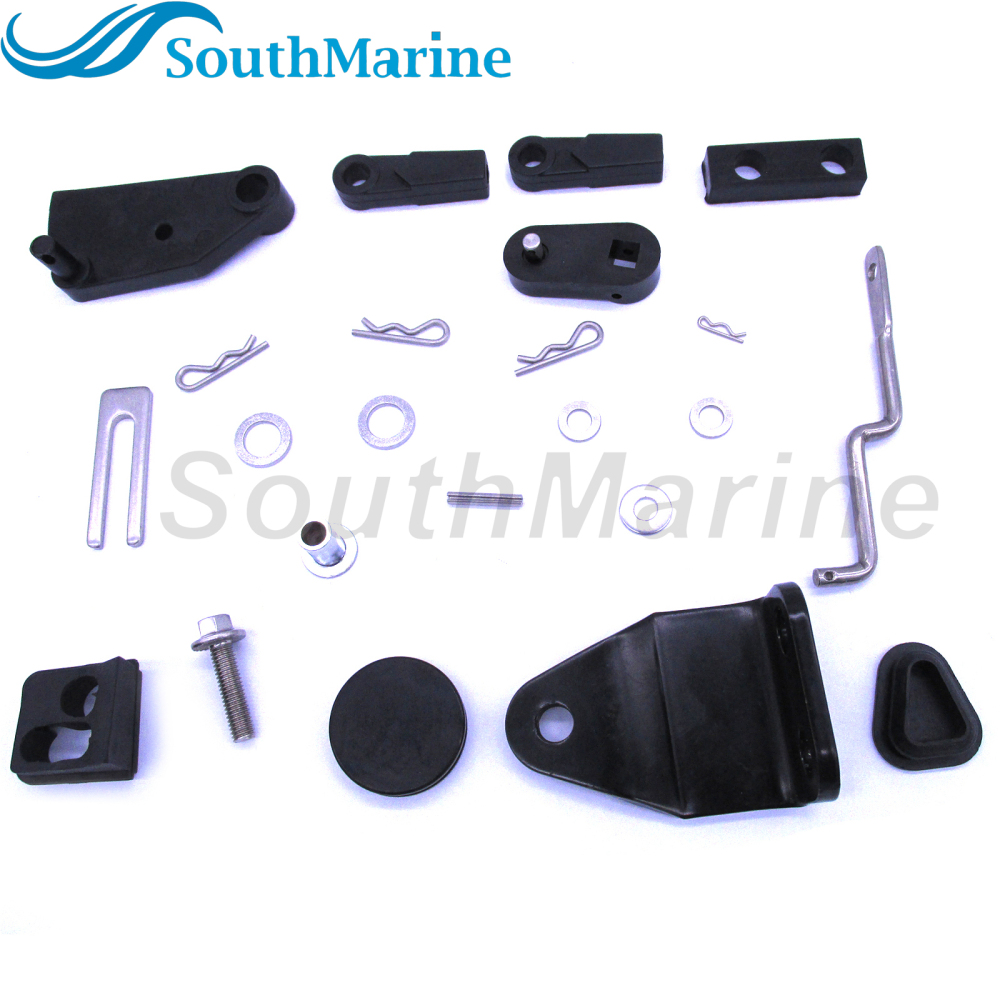 Boat Motor 65W-48501-00 Remote Control/Throttle Shift Attachment Kit for Yamaha Outboard Engine 25HP