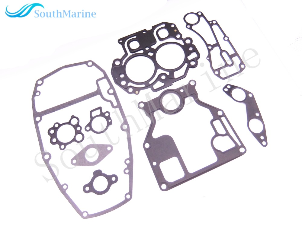 Boat Motor 66M-W0001-01 66M-W0001-02 66M-W0001-20 66M-W0001-21 Complete Power Head Seal Gasket Kit for Yamaha F15 15HP