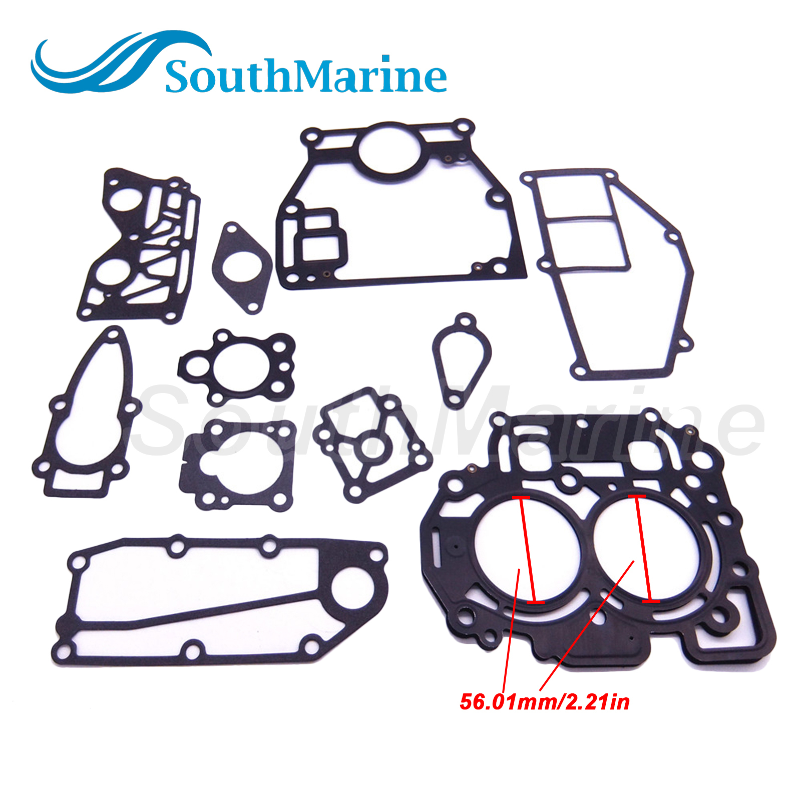 SouthMarine Boat Engine Complete Power Head Seal Gasket Kit for Parsun HDX Makara Outboard Motors F8 F9.8