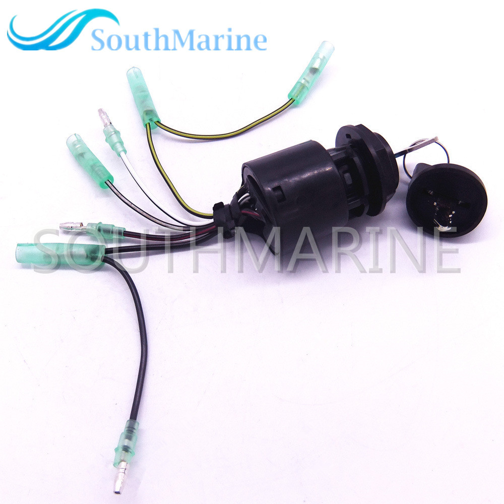 SouthMarine Boat Engine 35100-ZV5-013 35100ZV5013 Starter Ignition Switch & Key for Honda BF115 BF135 BF150 BF200 BF225 Outboard Motor Remote Control 