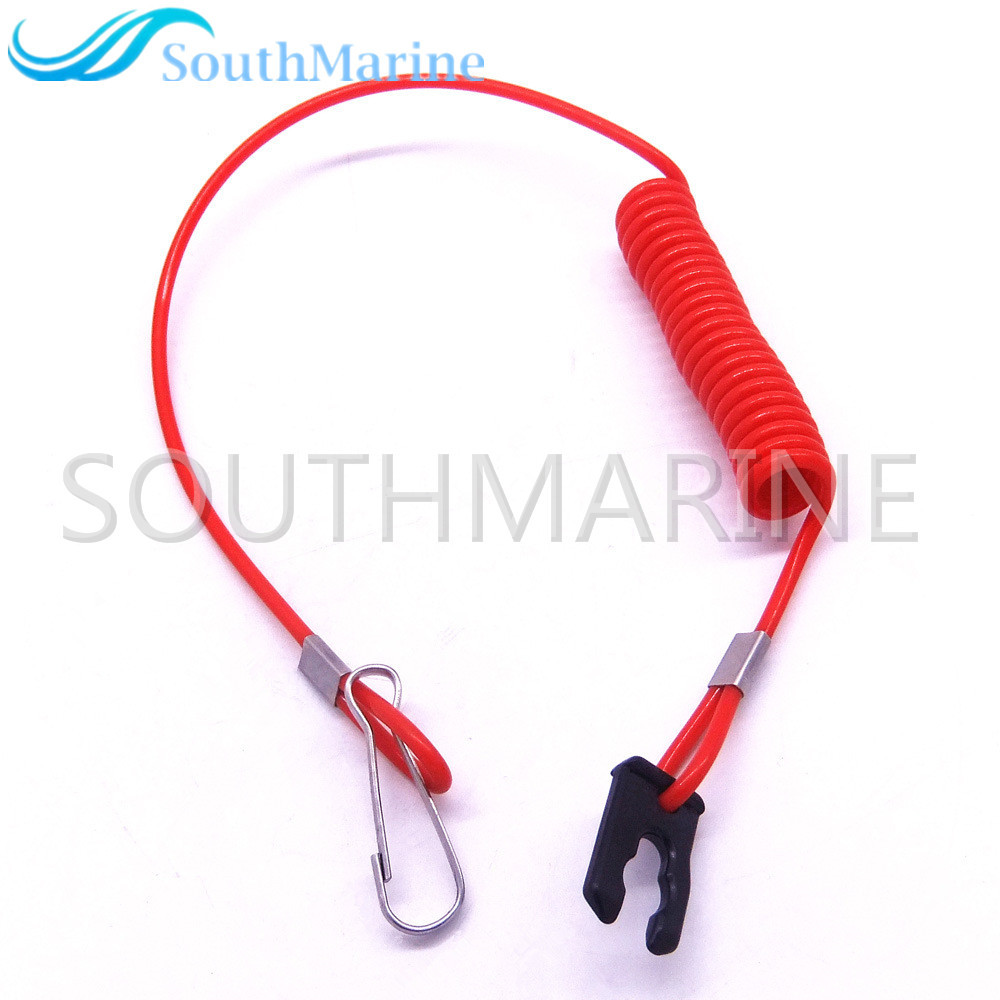 Boat Engine Safety Lanyard Stop Kill Switch Cord 36182-ZV4-650 36182-ZV4-651 for Honda 2HP-225HP Outboard Motor