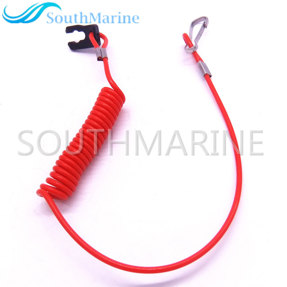 Boat Engine Safety Lanyard Stop Kill Switch Cord 36182-ZV4-650 36182-ZV4-651 for Honda 2HP-225HP Outboard Motor