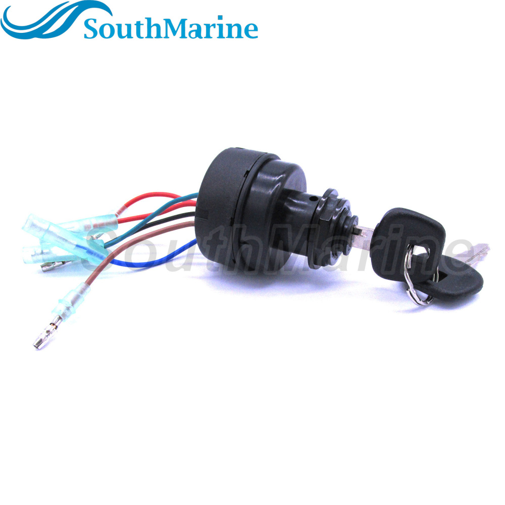 SouthMarine Boat Engine 353-76020-3 353760203 353760203M Main Key Switch for Nissan for Tohatsu / 5040113 for Evinrude Johnson OMC Outboard Motor