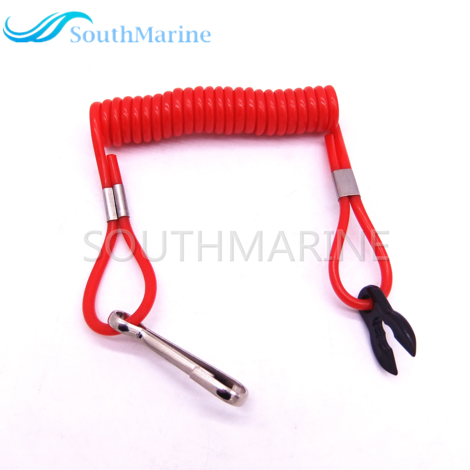 SouthMarine Safety Lanyard Cord 37823-92E01 37823-92E01 37823-92E00 990C0-20000 for Suzuki Remote Control Box Stop Switch