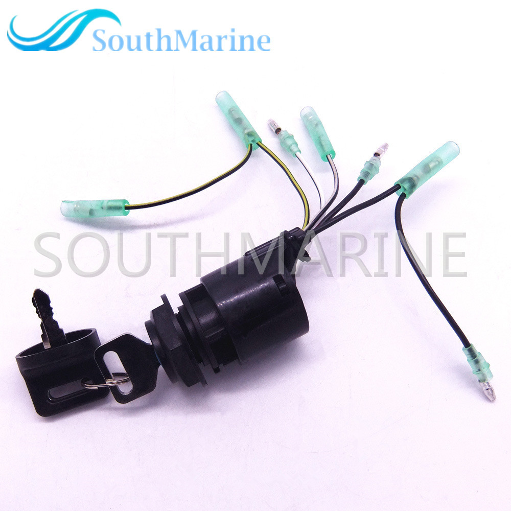 SouthMarine Boat Engine 35100-ZV5-013 35100ZV5013 Starter Ignition Switch & Key for Honda BF115 BF135 BF150 BF200 BF225 Outboard Motor Remote Control 