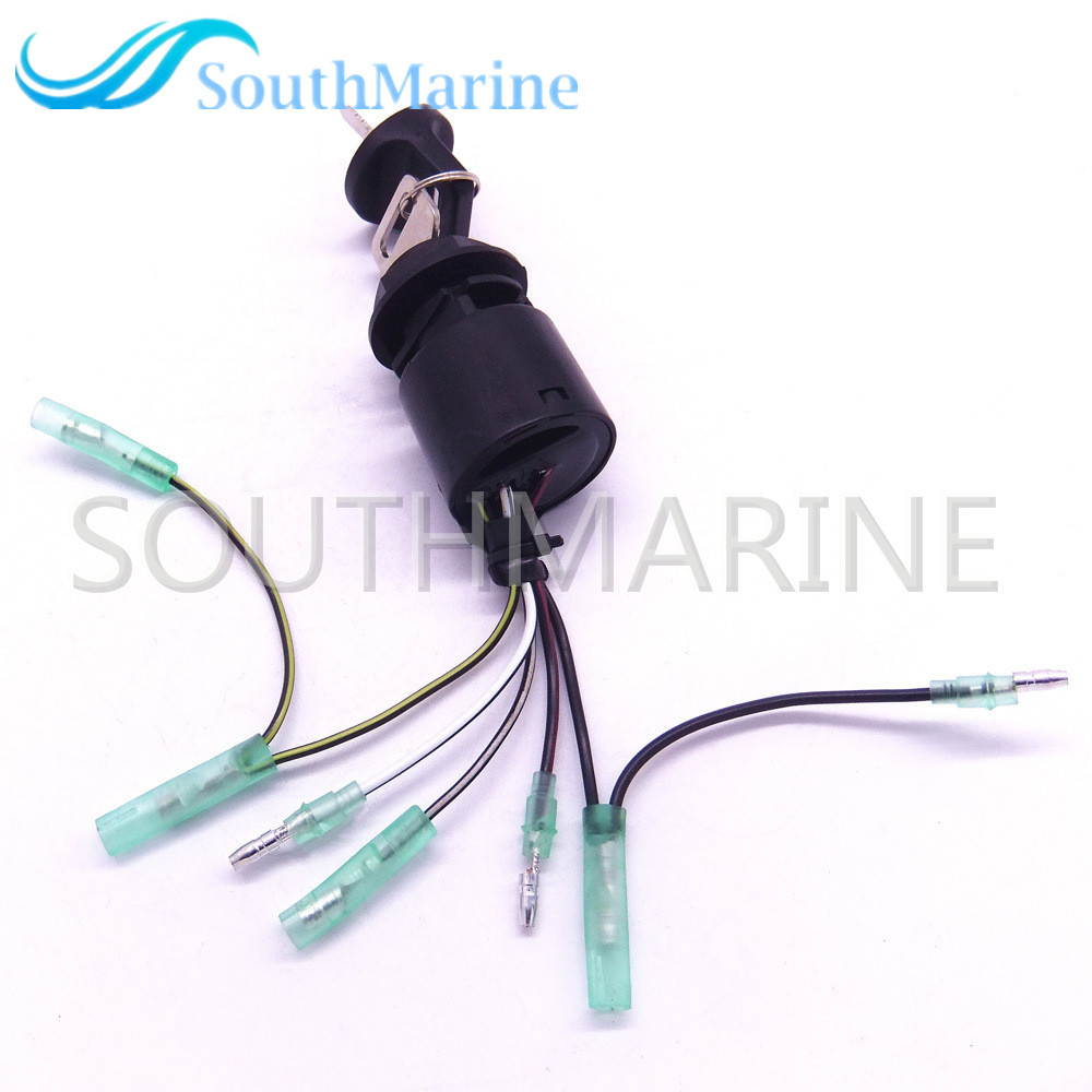 SouthMarine Boat Engine 35100-ZV5-013 35100ZV5013 Starter Ignition Switch & Key for Honda BF115 BF135 BF150 BF200 BF225 Outboard Motor Remote Control 