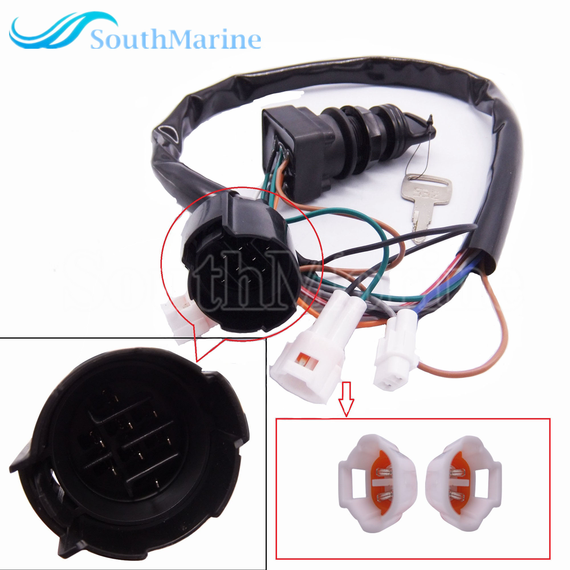 37110-93J00 37110-93J01 Boat Motor Ignition Switch Assembly for Suzuki Outboard Motor