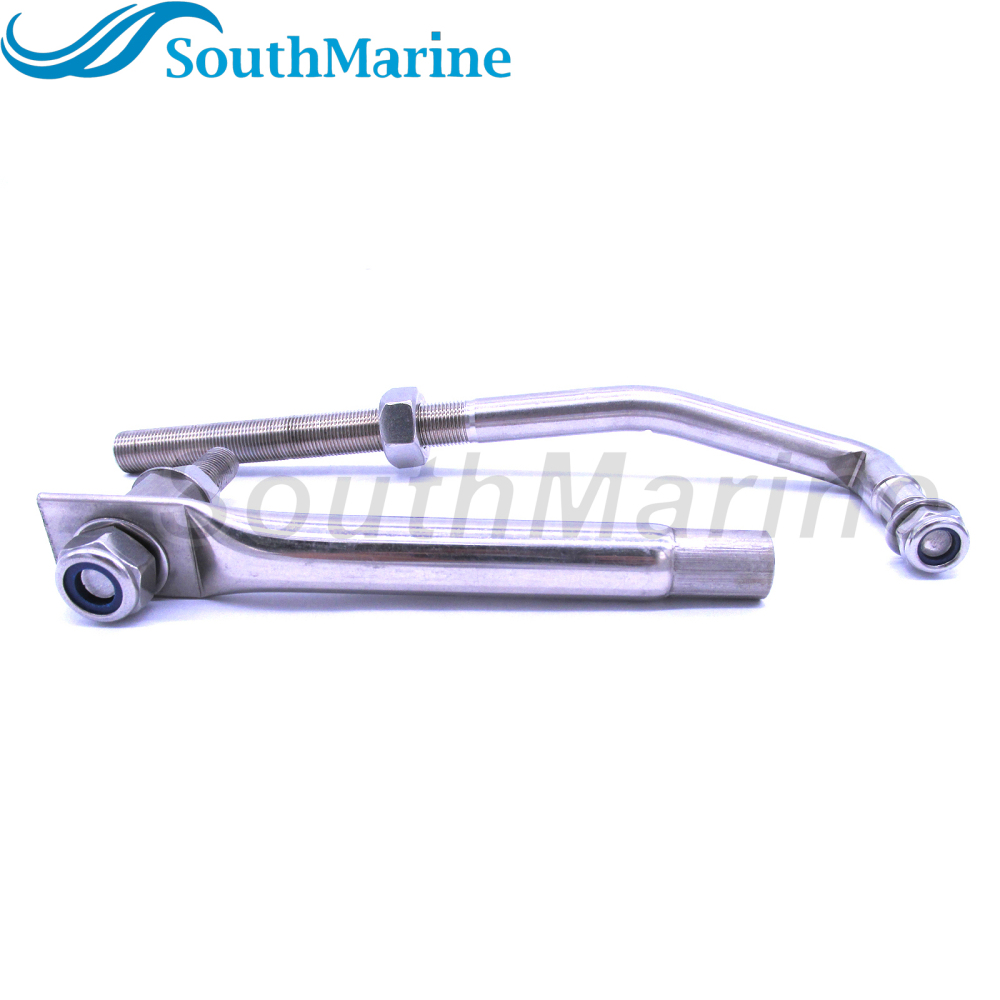 Boat Engine Stainless Steel Steering Link Rod 265-315mm / 10.43-12.4in
