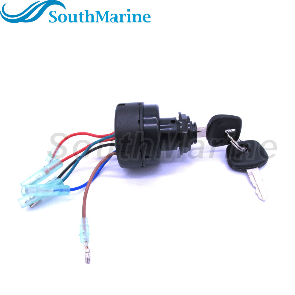 SouthMarine Boat Engine 353-76020-3 353760203 353760203M Main Key Switch for Nissan for Tohatsu / 5040113 for Evinrude Johnson OMC Outboard Motor