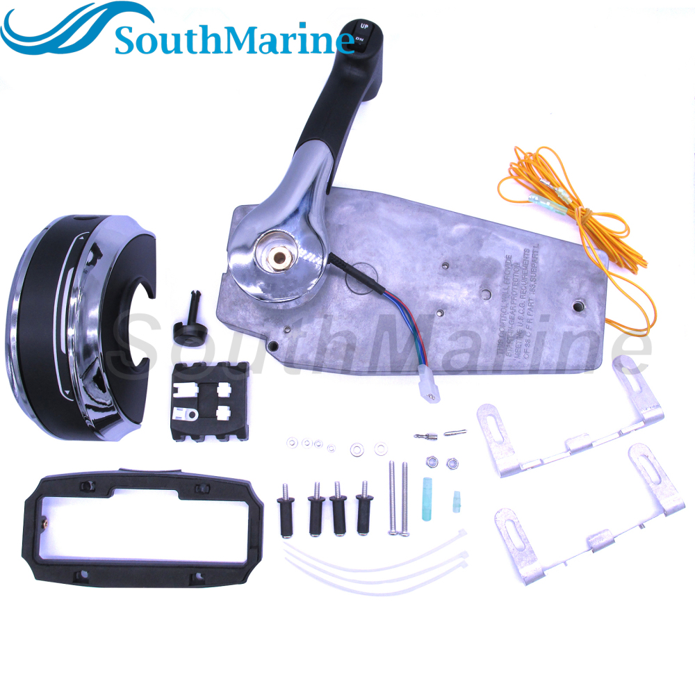 Outboard Single Remote Control Box 8M0059686 8M0060783 8M0041433 for Mercury Marine MerCruiser Quicksilver Boat Binnacle/Console Top Mount Console wit