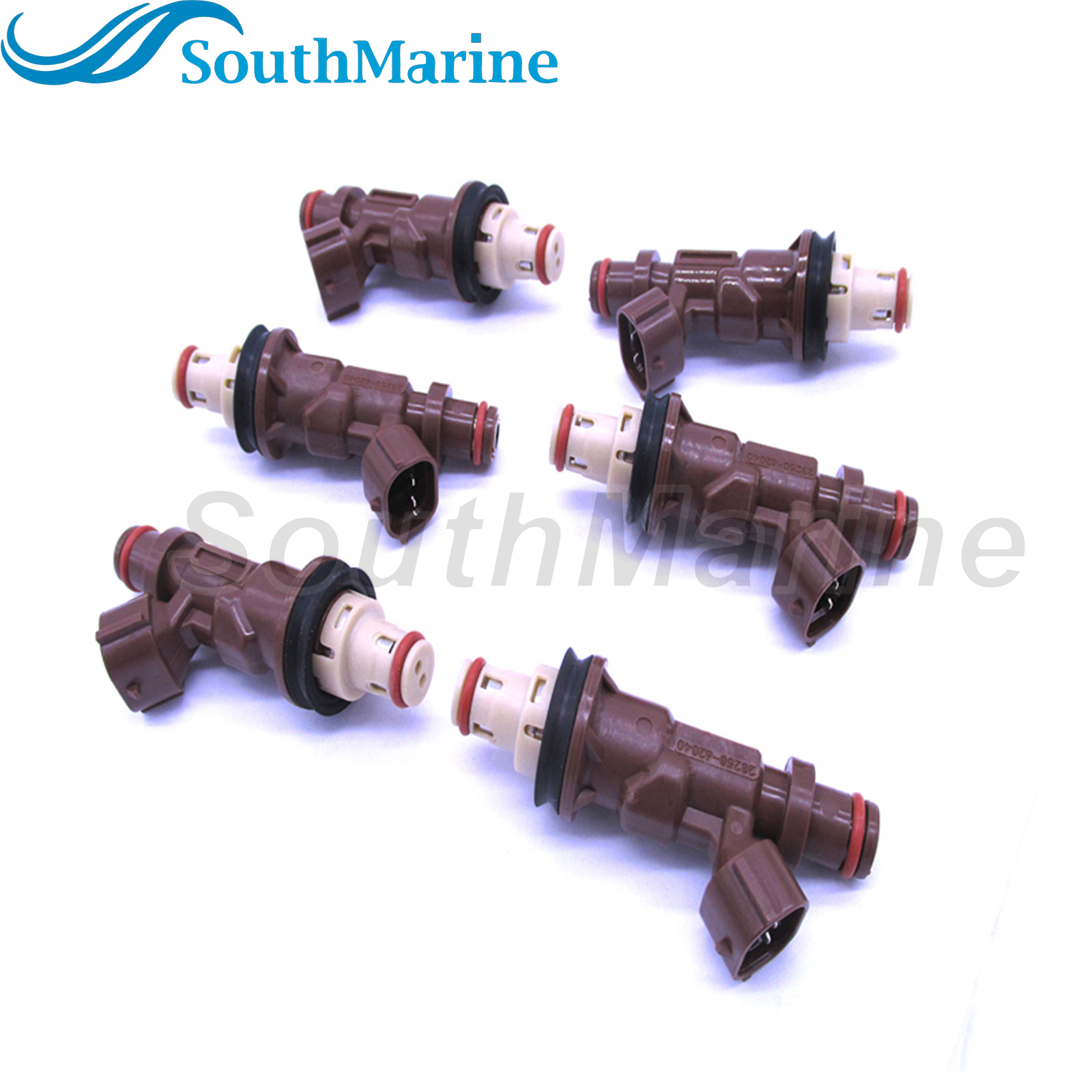 FJ585 217-2933 23250-62040 23209-62040 Fuel Injector Nozzle for Toyota 1998-2002 4Runner 1998-2004 Tacoma 2000-2004 Tundra 3.4L V6, 6 pcs