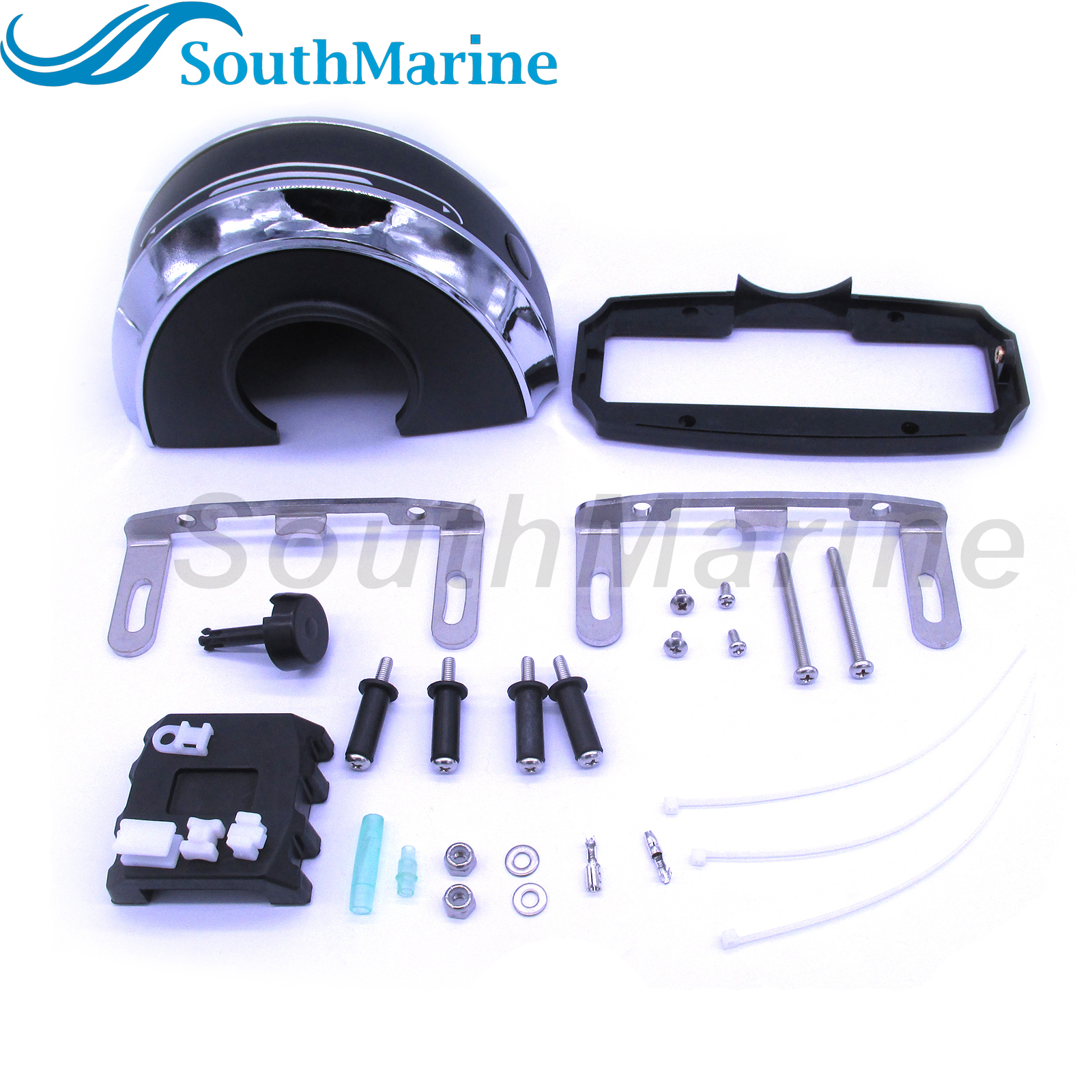 Outboard Single Remote Control Box 8M0059686 8M0060783 8M0041433 for Mercury Marine MerCruiser Quicksilver Boat Binnacle/Console Top Mount Console wit