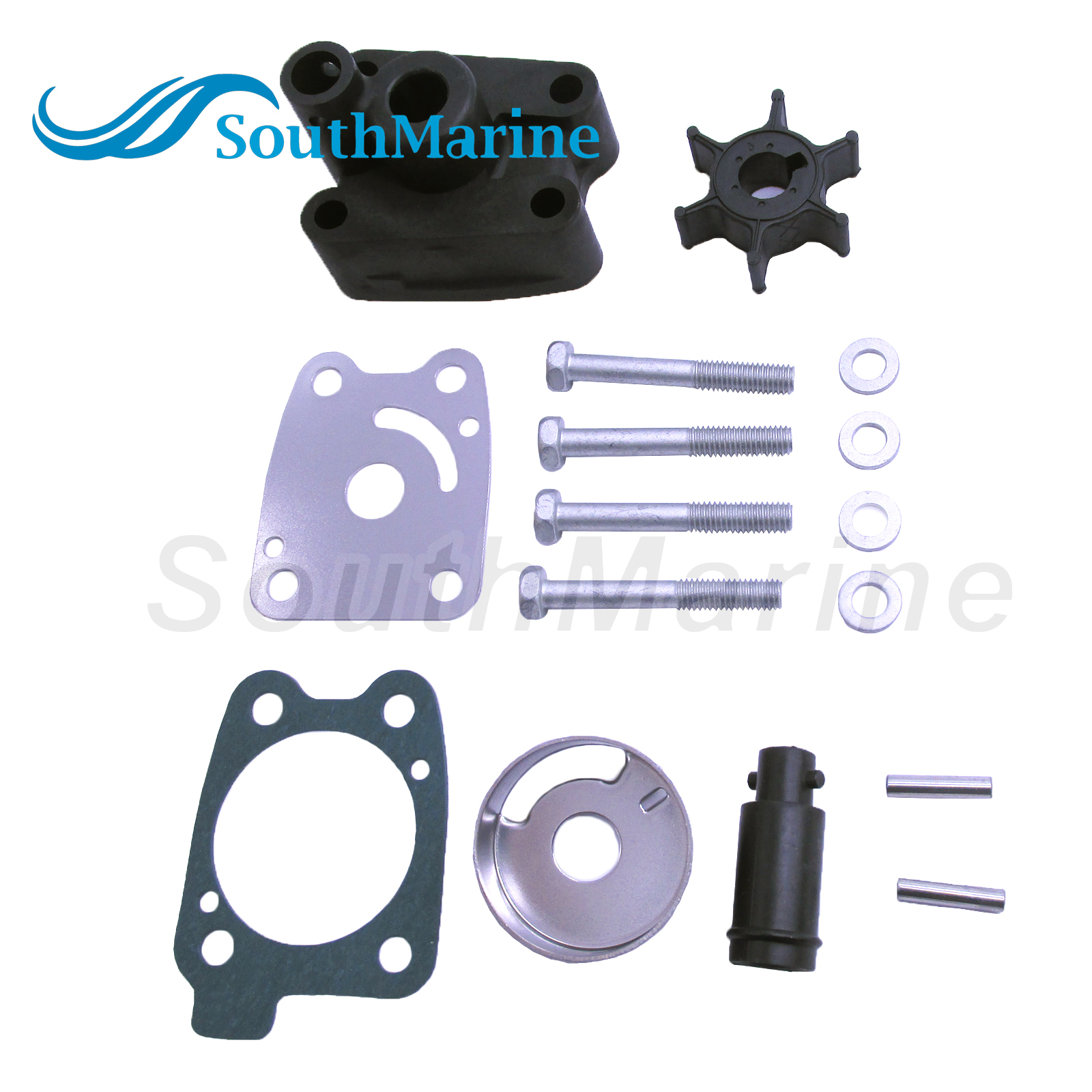 Boat Motor 6BX-WG078-00 6EE-W0078-00/01 18-3473 Water Pump Repair Kit with Housing for Yamaha 4HP 5HP 6HP F4F4B F5A F6 F6C