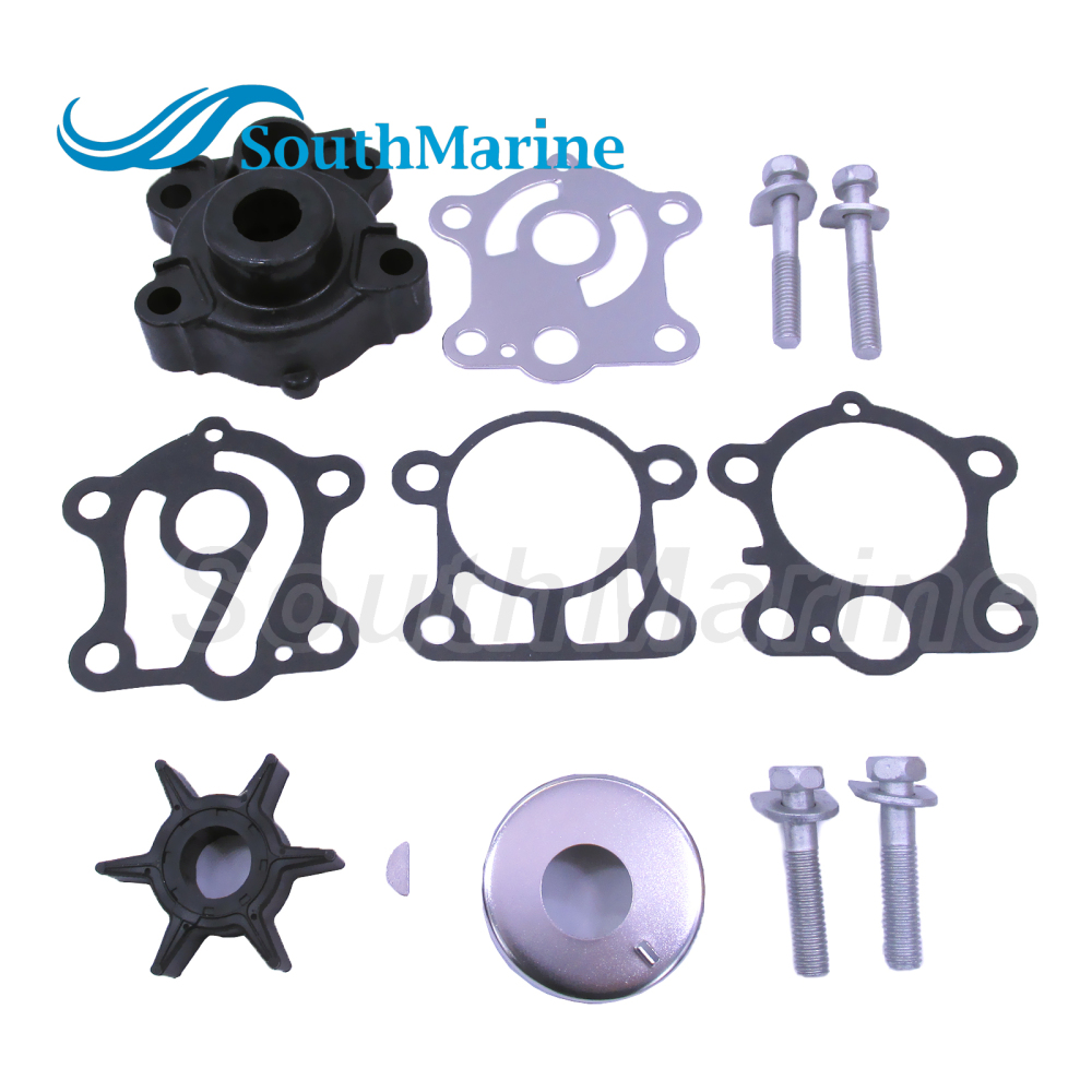Boat Motor 6J8-W0078-A1 6J8-W0078-A2 6J8-W0078-00 6J8-W0078-01 18-3430 Water Pump Repair Kit with Housing for Yamaha 25HP 30HP