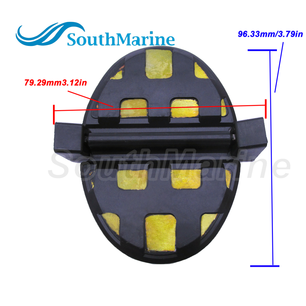 Boat Engine 60930 9-42800 18-2727 Exhaust Flapper Water Shutter with Grommets 25-43809 for Mercury MerCruiser 2.5L 3.0L 3.7L