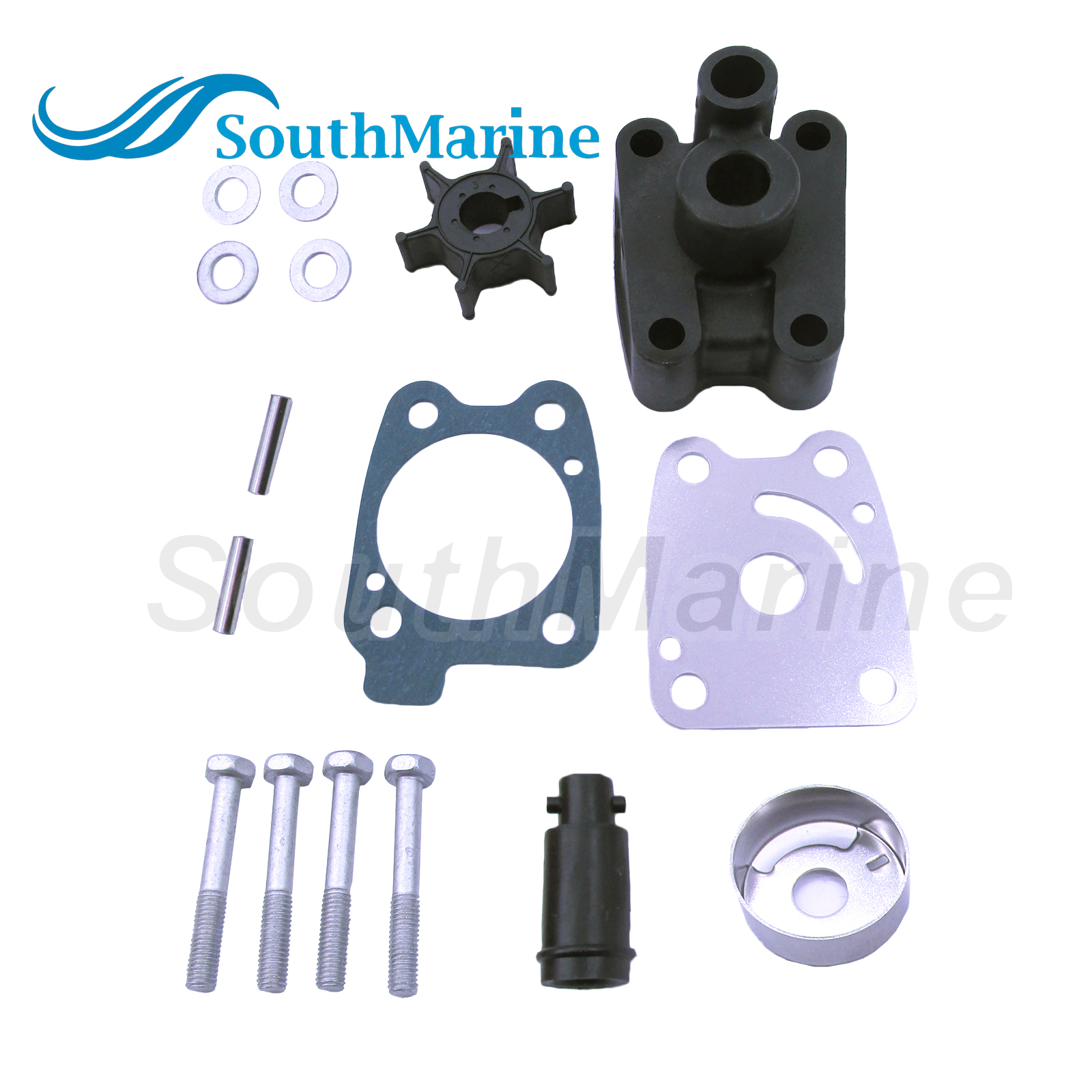 Boat Motor 6BX-WG078-00 6EE-W0078-00/01 18-3473 Water Pump Repair Kit with Housing for Yamaha 4HP 5HP 6HP F4F4B F5A F6 F6C