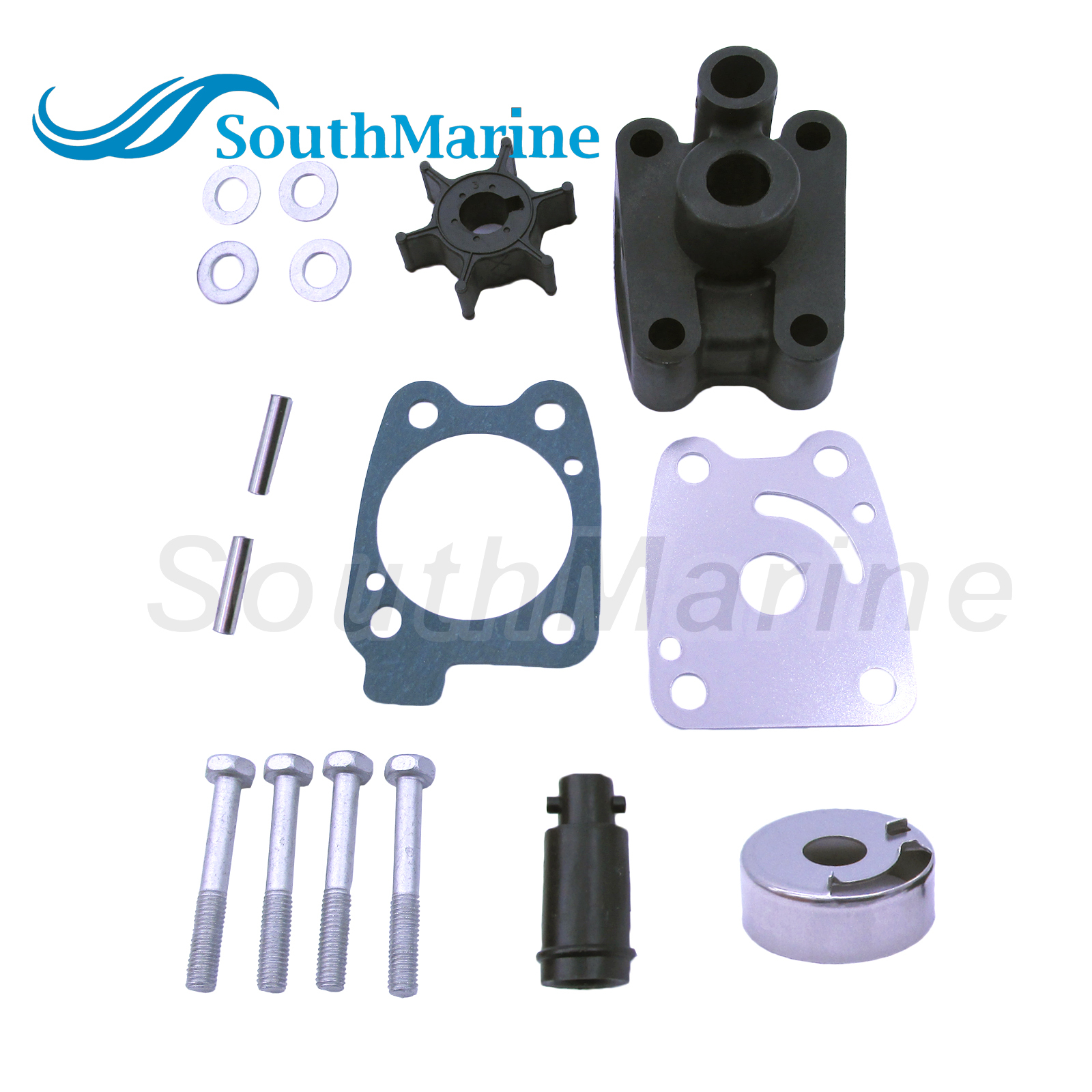 Boat Motor 6BX-WG078-00 6EE-W0078-00/01 18-3473 Water Pump Repair Kit with Housing for Yamaha 4HP 5HP 6HP F4F4B F5A F6 F6C