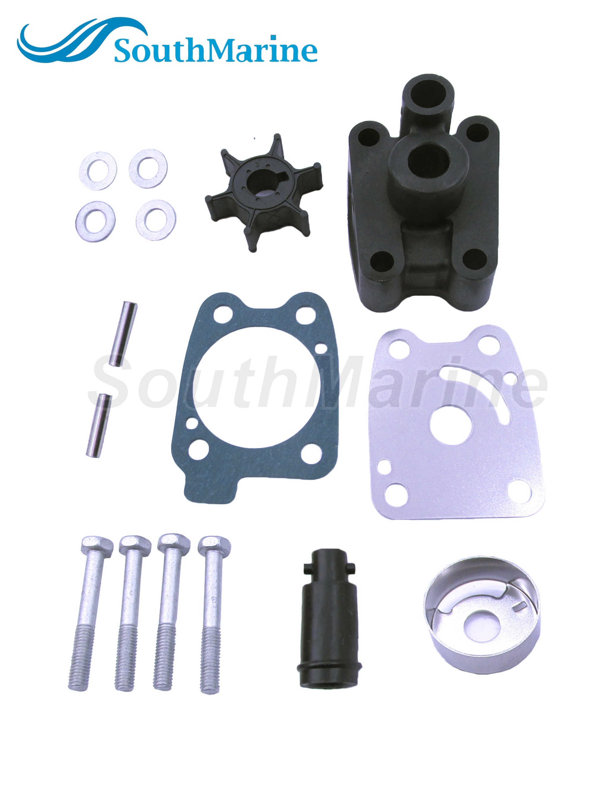 Boat Motor 6BX-WG078-00 6EE-W0078-00/01 18-3473 Water Pump Repair Kit with Housing for Yamaha 4HP 5HP 6HP F4F4B F5A F6 F6C